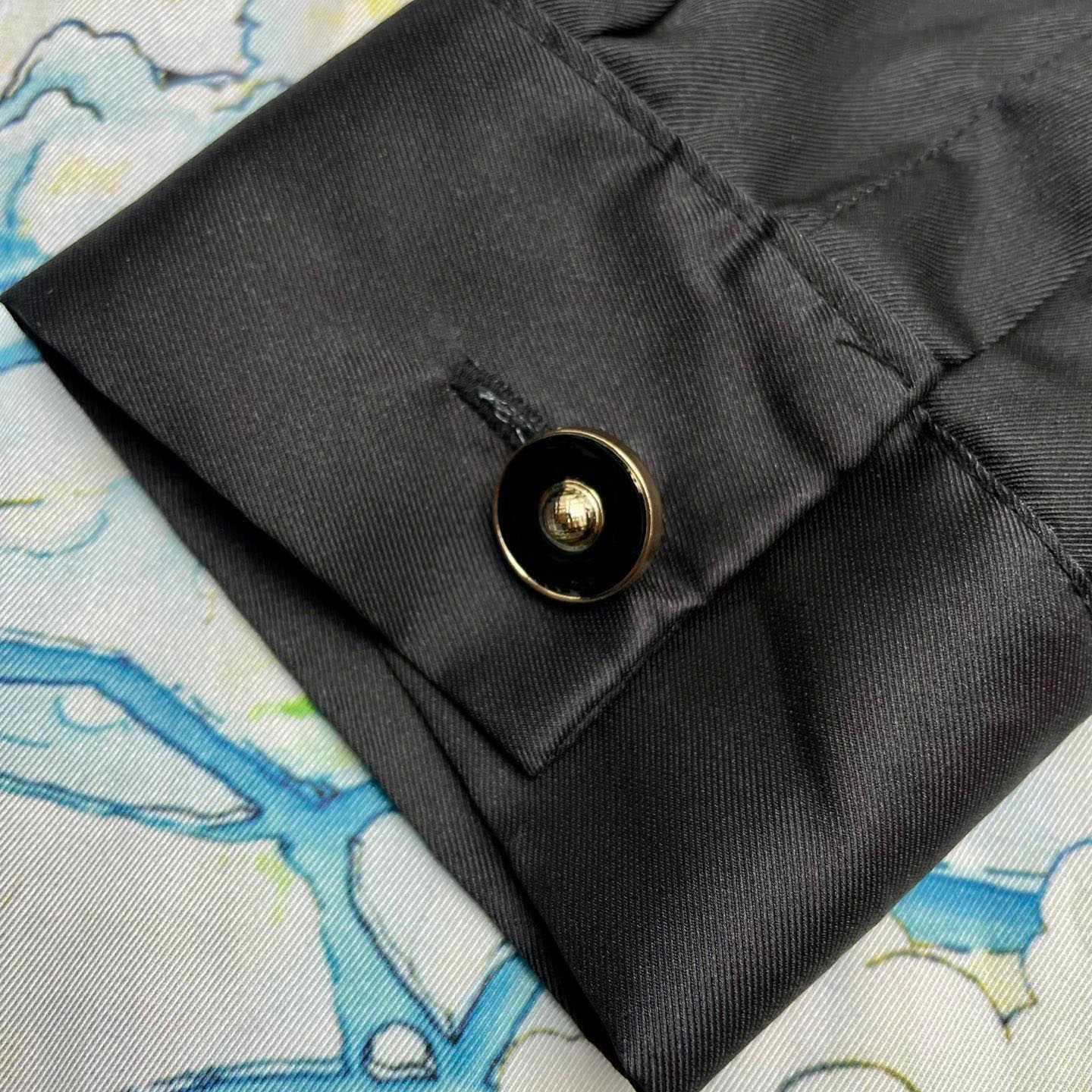 Casablanca Ski Lake Long Sleeve Silk Twill Shirt CA3569 - DopestKickz