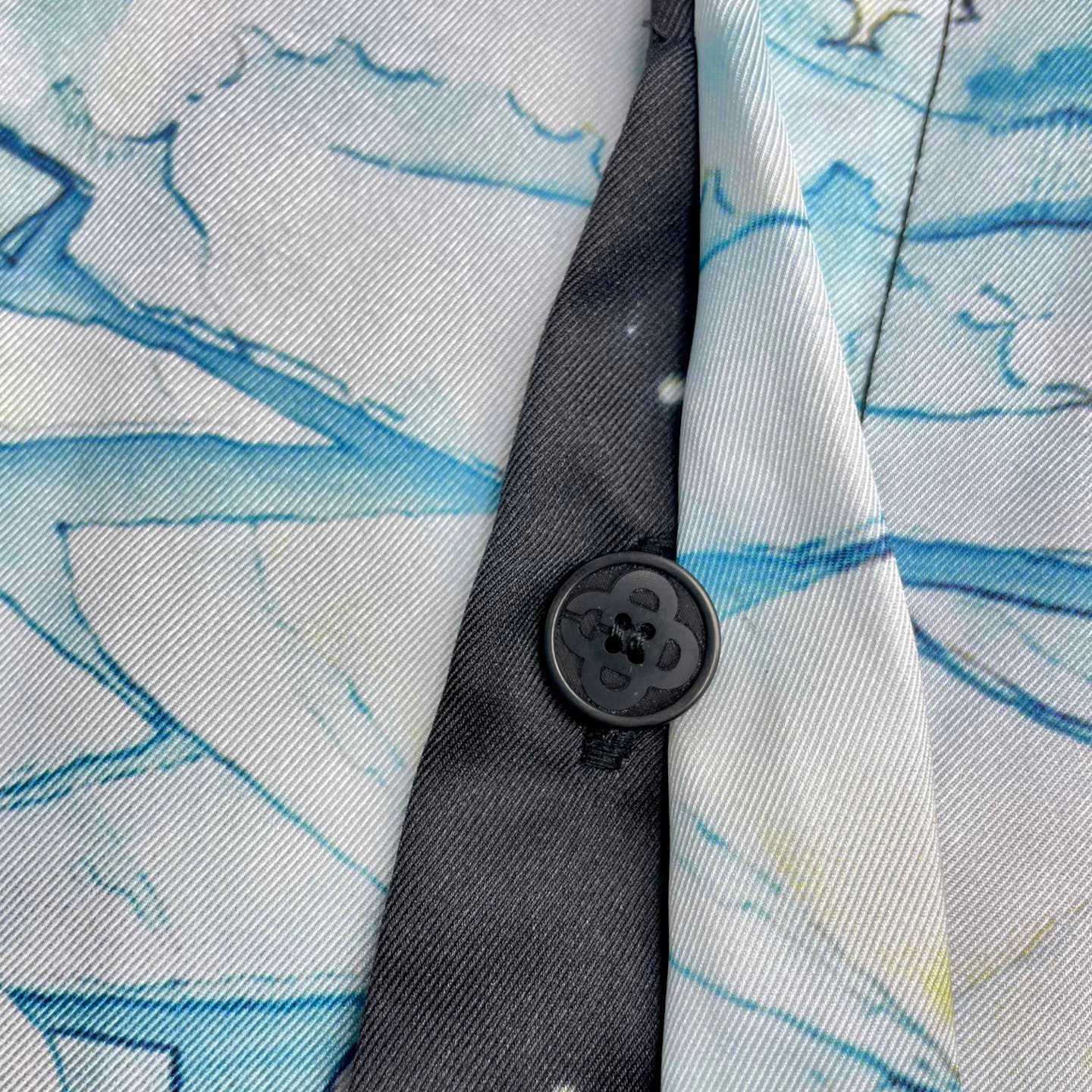 Casablanca Ski Lake Long Sleeve Silk Twill Shirt CA3569 - DopestKickz