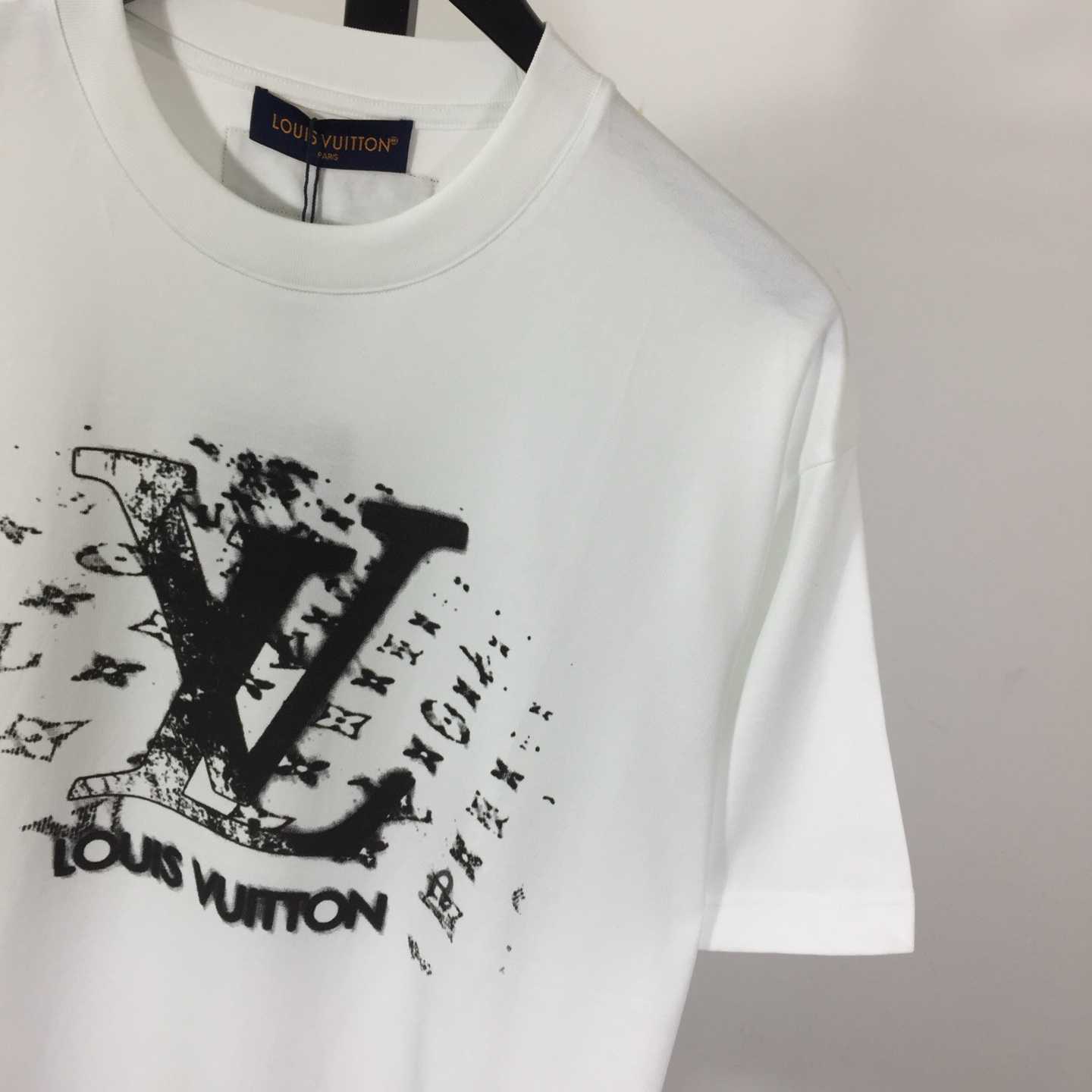 Louis Vuitton Distressed Graphic T-shirt - DopestKickz