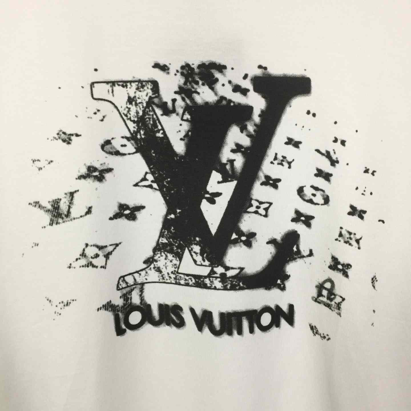 Louis Vuitton Distressed Graphic T-shirt - DopestKickz