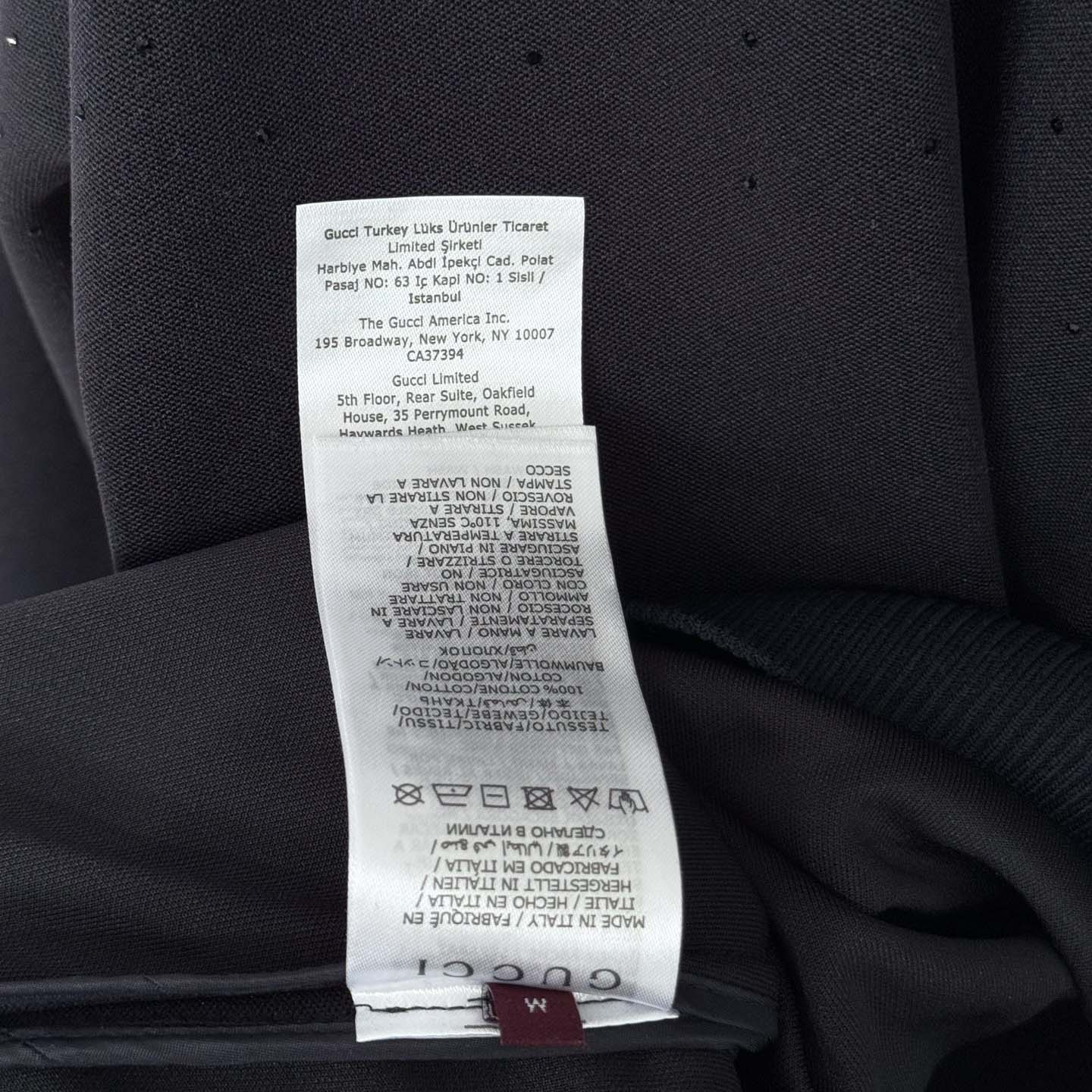 Gucci Technical Jersey Zip Jacket With Crystals - DopestKickz