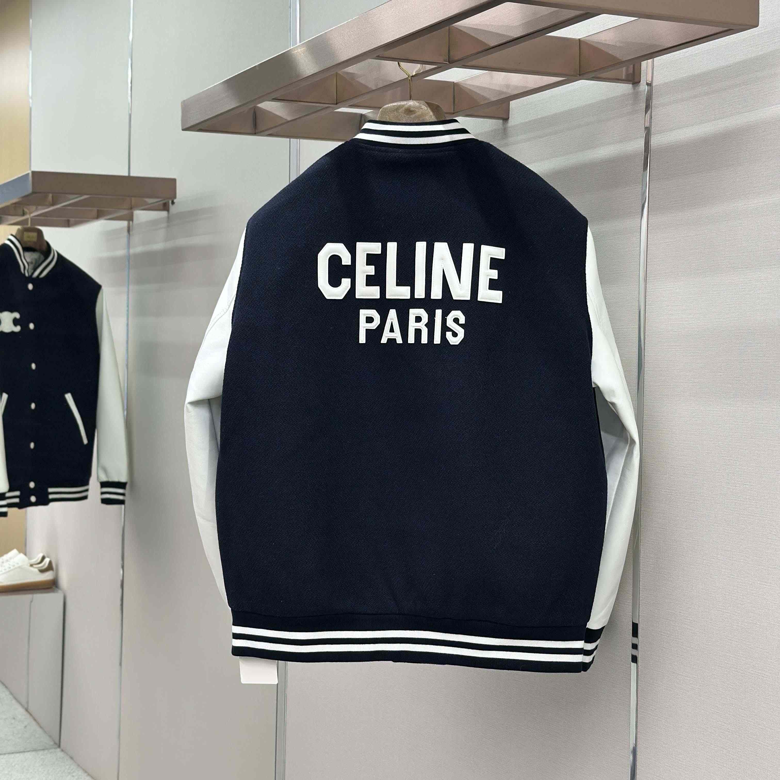 Celine Triomphe Teddy Jacket  - DopestKickz