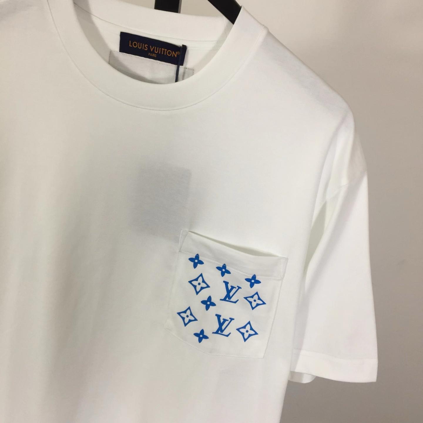 Louis Vuitton Printed Signature T-Shirt  - DopestKickz