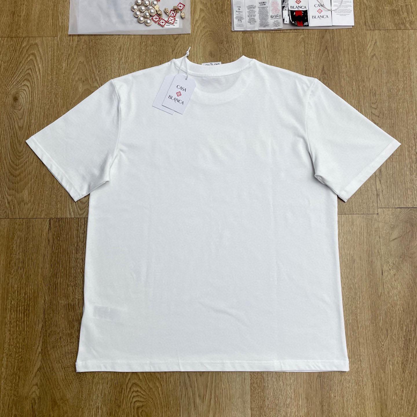 Casablanca Volcano Short Sleeve T‑Shirt C1130 - DopestKickz