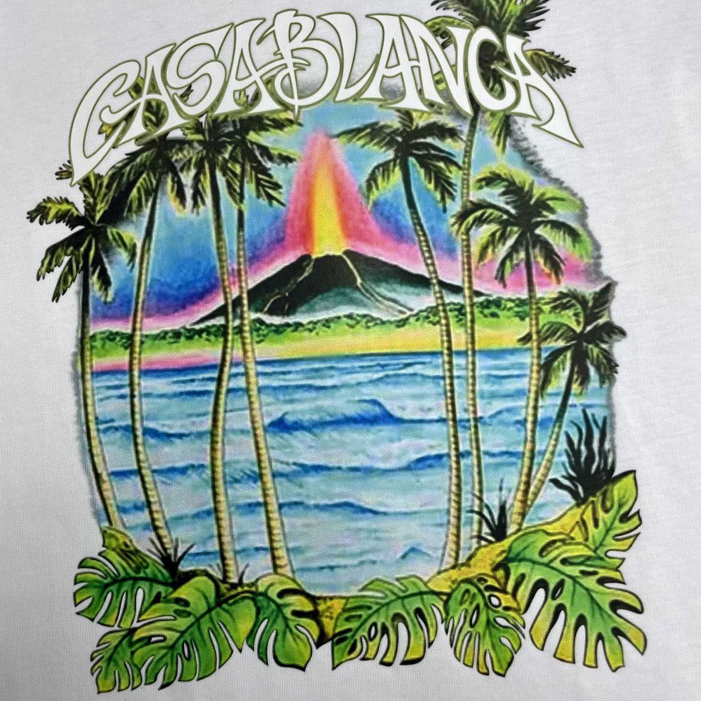 Casablanca Volcano Short Sleeve T‑Shirt C1130 - DopestKickz