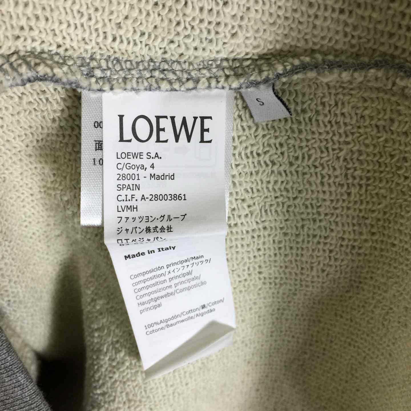 Loewe Relaxed fit Hoodie In Cotton - DopestKickz