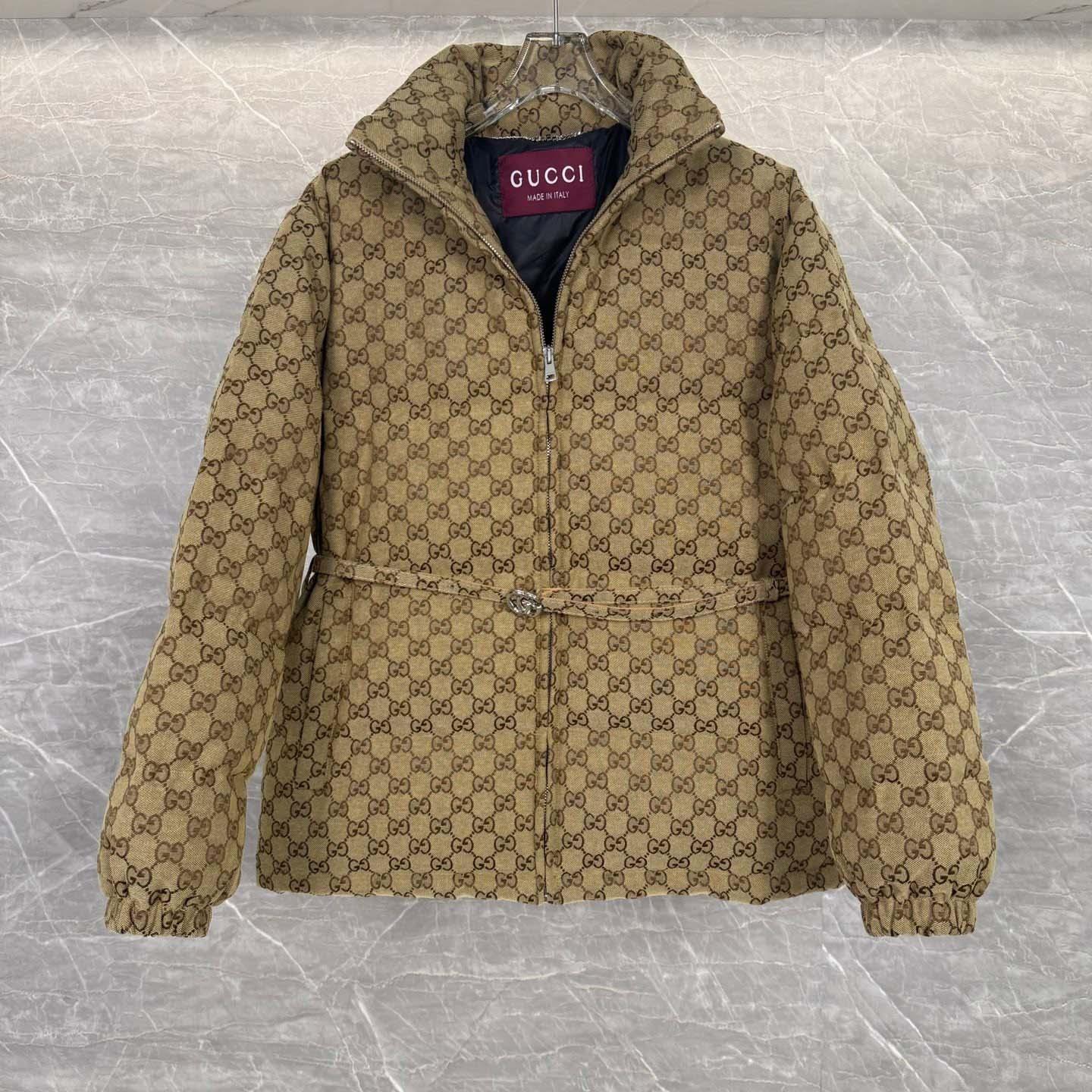 Gucci GG Canvas Bomber Jacket - DopestKickz