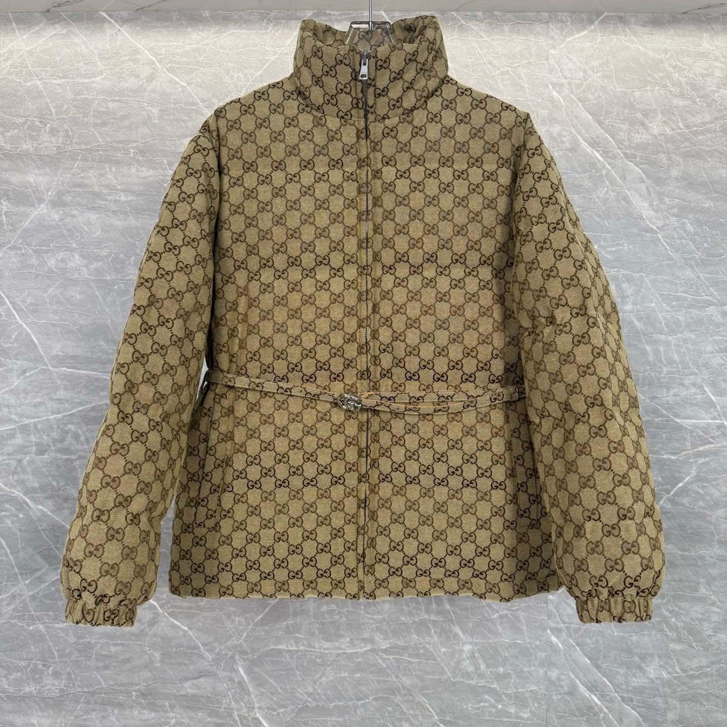 Gucci GG Canvas Bomber Jacket - DopestKickz