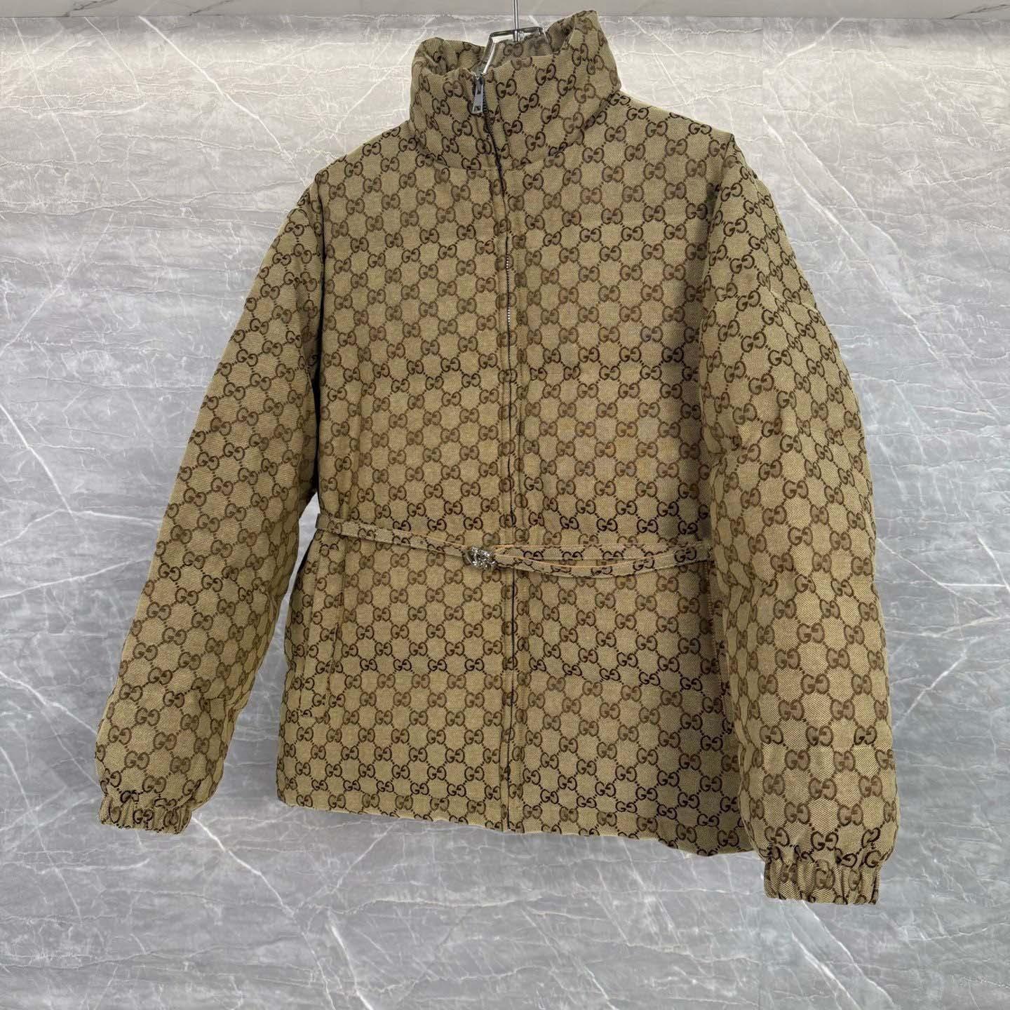 Gucci GG Canvas Bomber Jacket - DopestKickz