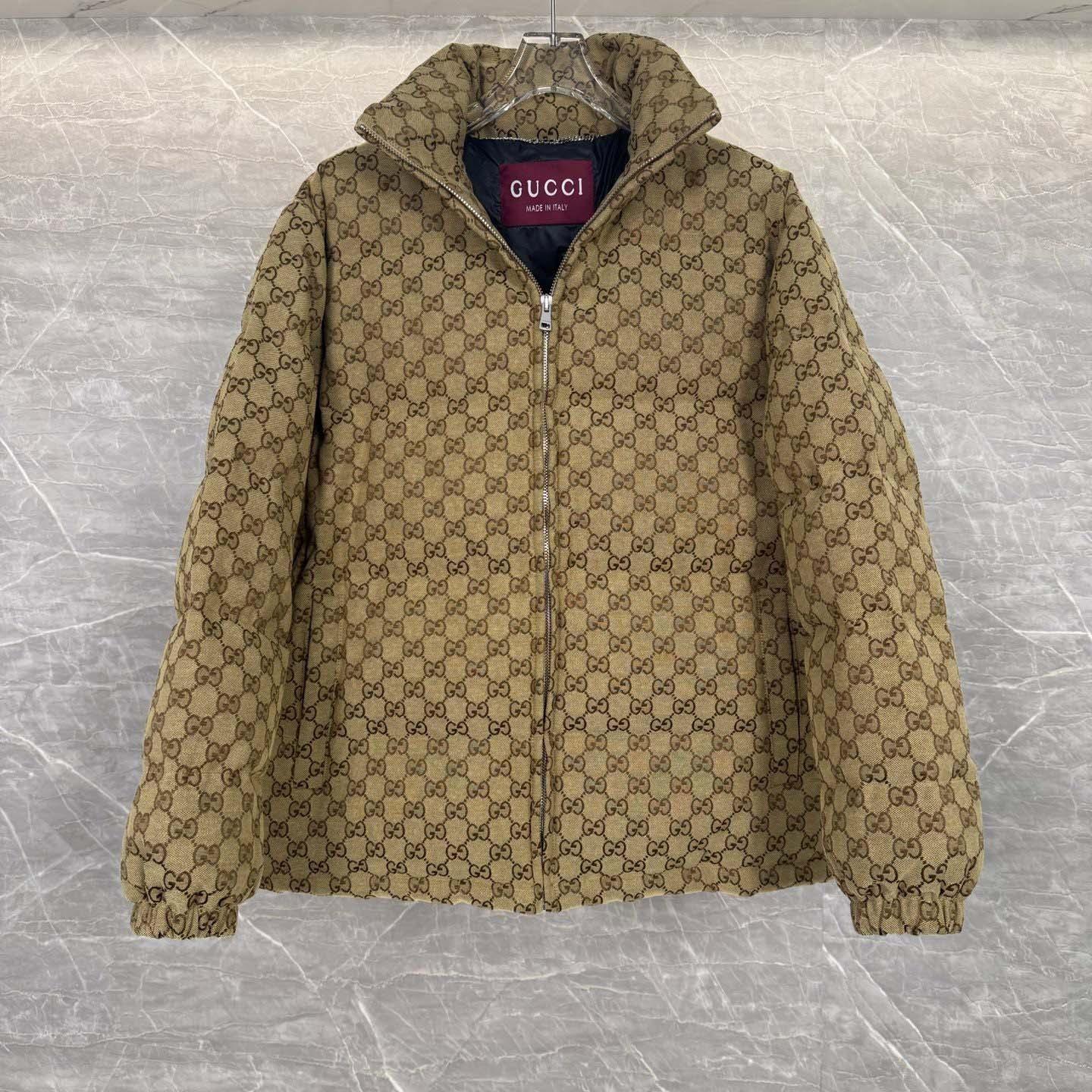 Gucci GG Canvas Bomber Jacket - DopestKickz