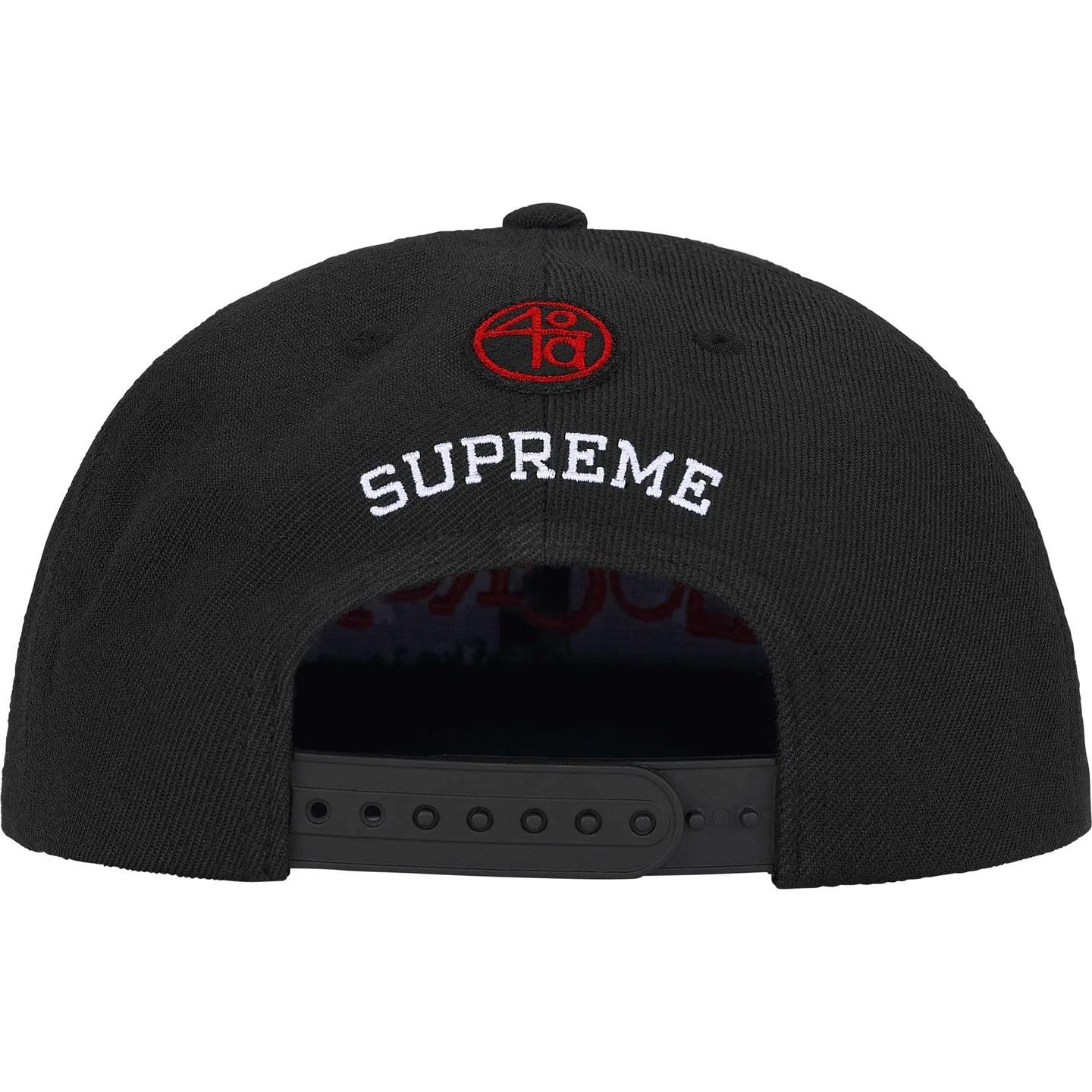 Supreme x 40 Acres Clockers 6-Panel 'Black' - DopestKickz