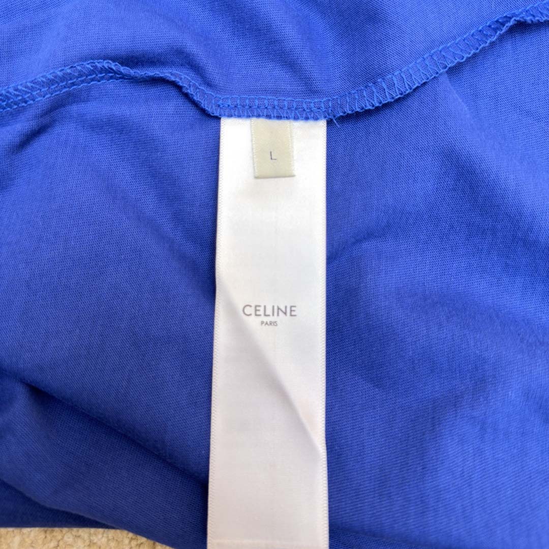 Celine Loose T-shirt In Cotton Jersey - DopestKickz