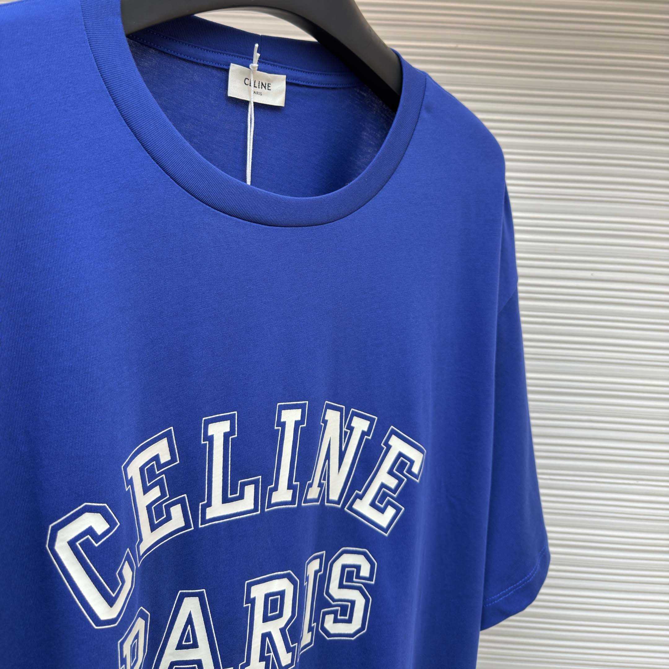 Celine Loose T-shirt In Cotton Jersey - DopestKickz