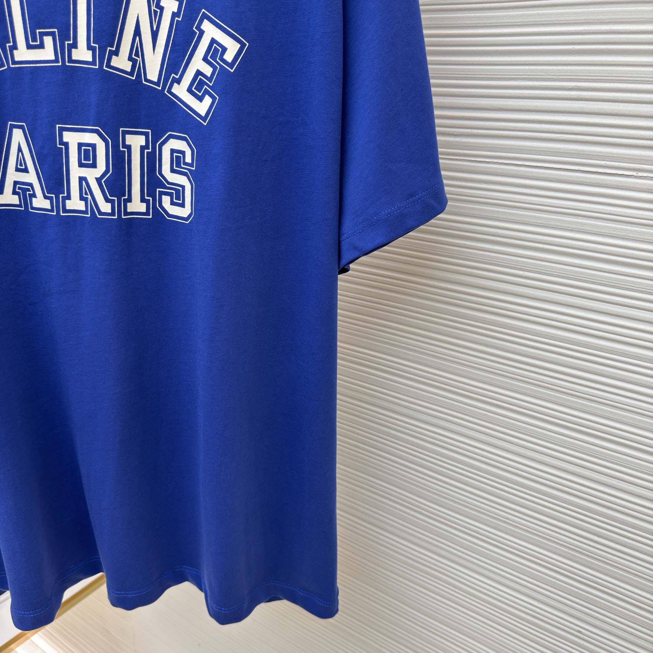 Celine Loose T-shirt In Cotton Jersey - DopestKickz