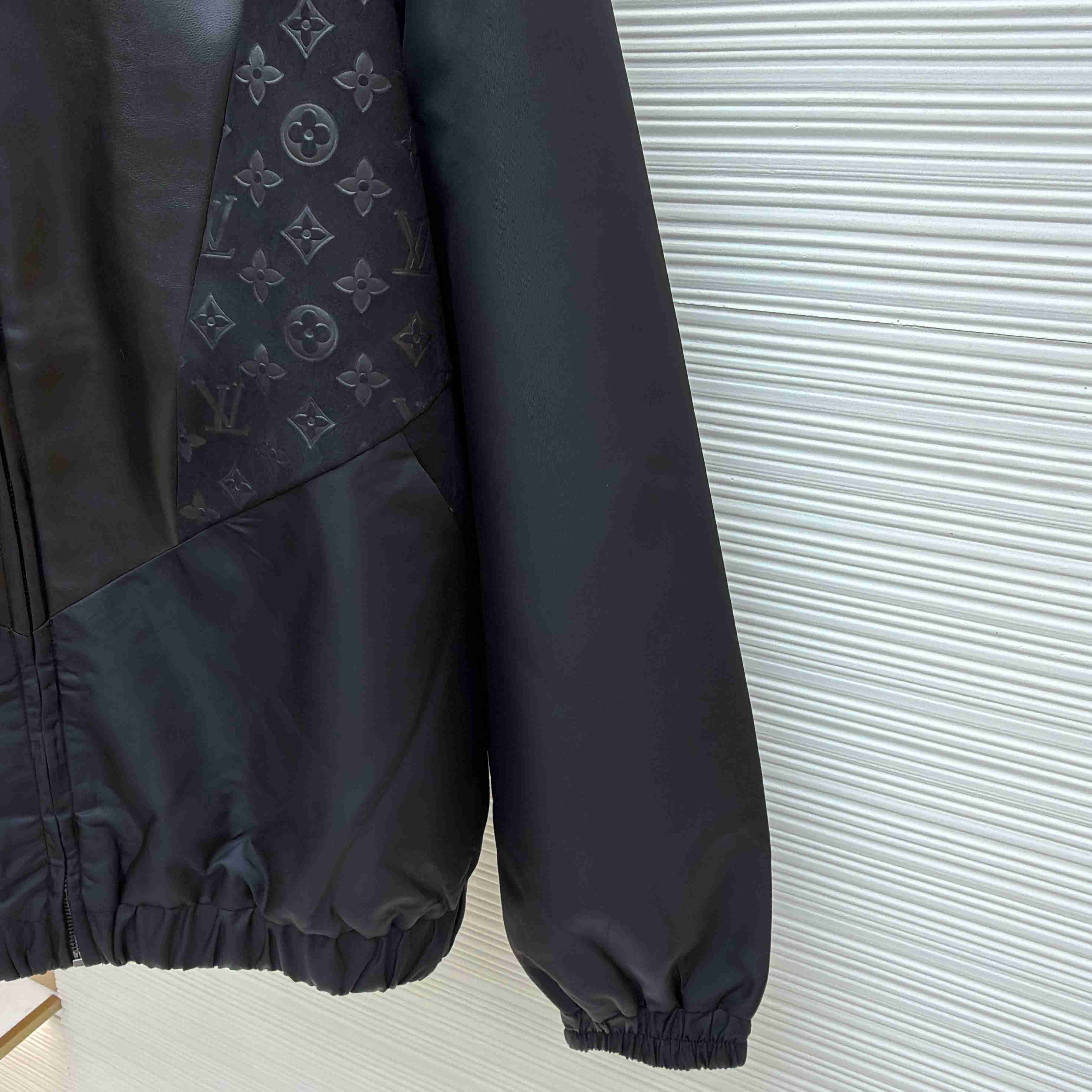 Louis Vuitton Leather Mix Track Top 1AHVM3 - DopestKickz