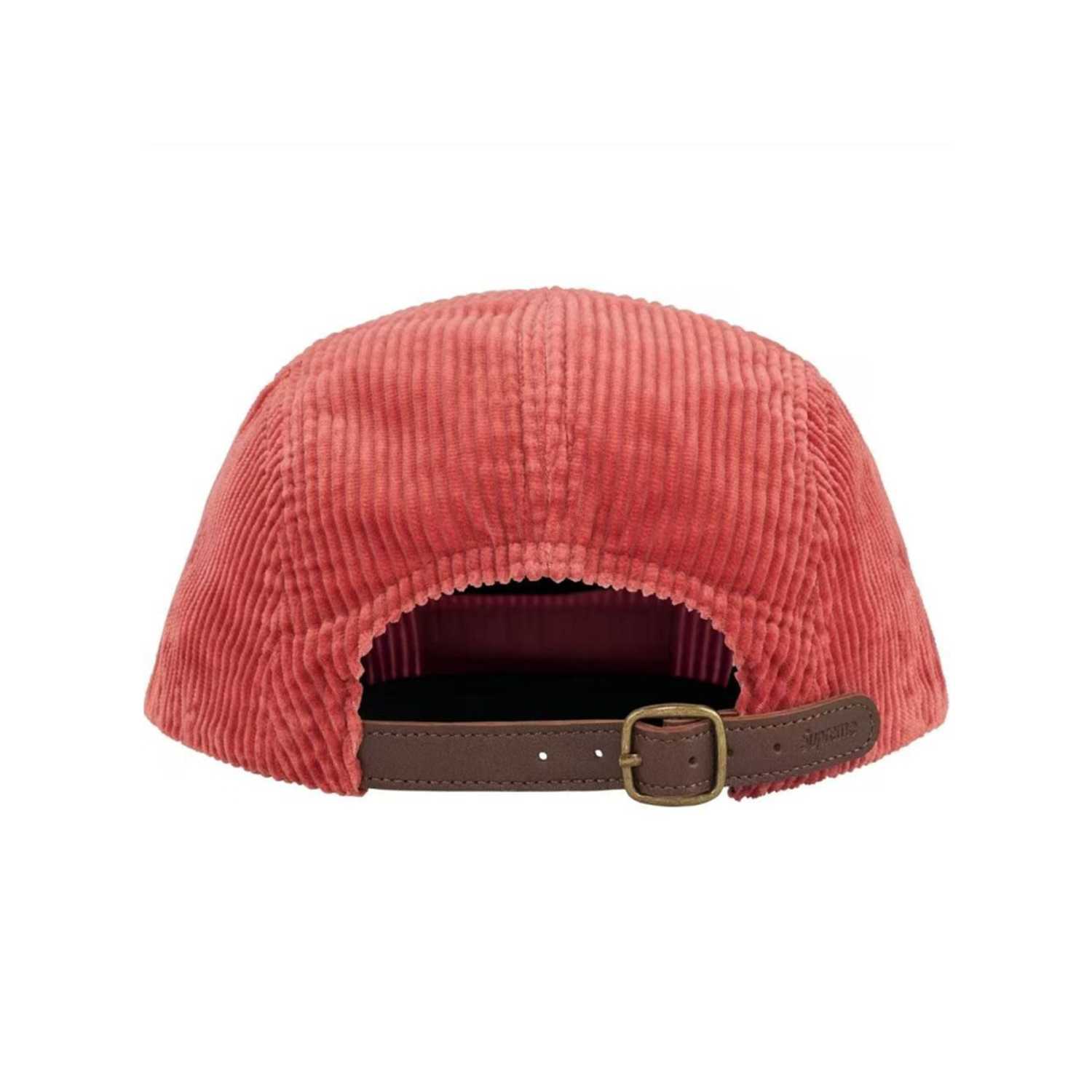 Supreme Corduroy Camp Cap 'Light Red' - DopestKickz