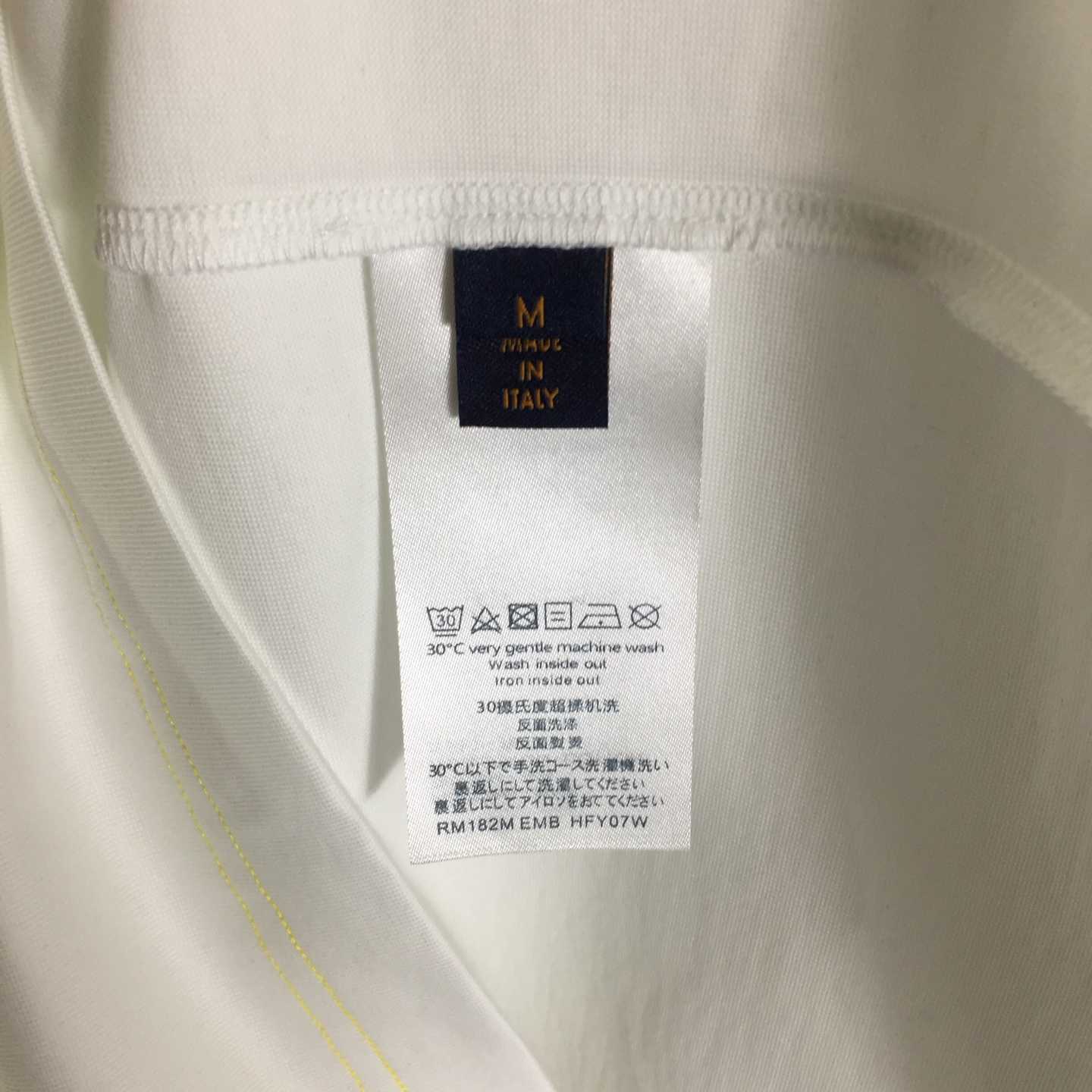 Louis Vuitton Cotton Crewneck Short-sleeve T-shirt - DopestKickz