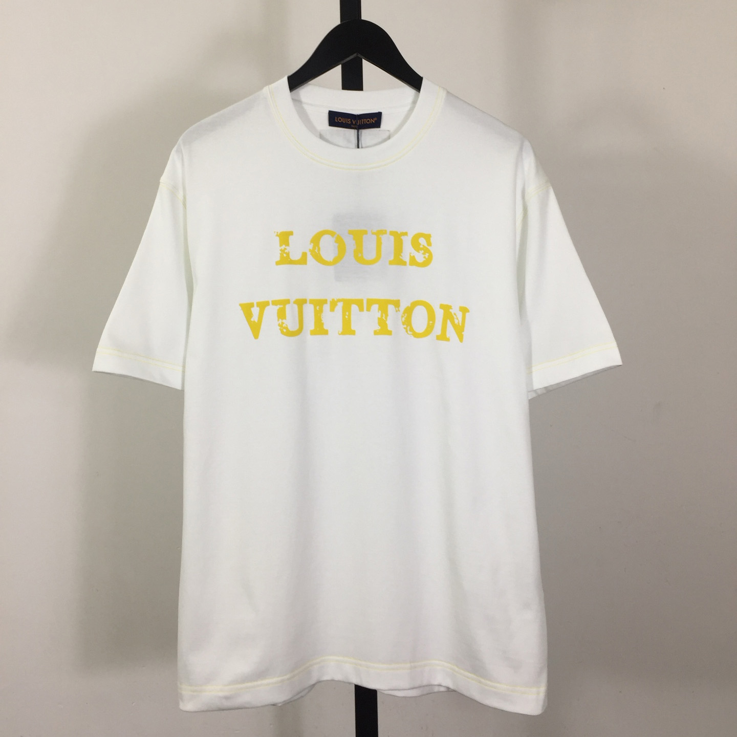 Louis Vuitton Cotton Crewneck Short-sleeve T-shirt - DopestKickz