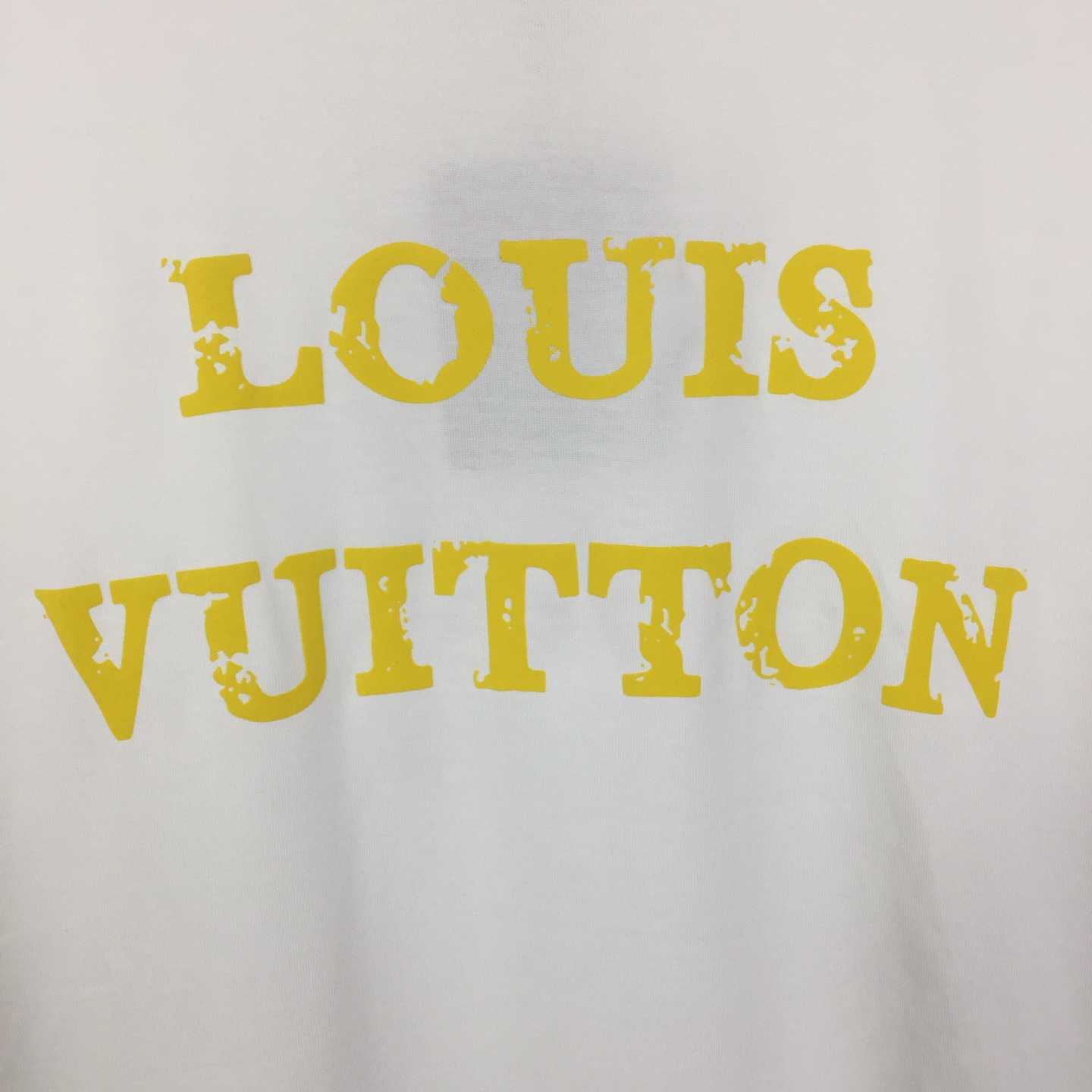 Louis Vuitton Cotton Crewneck Short-sleeve T-shirt - DopestKickz