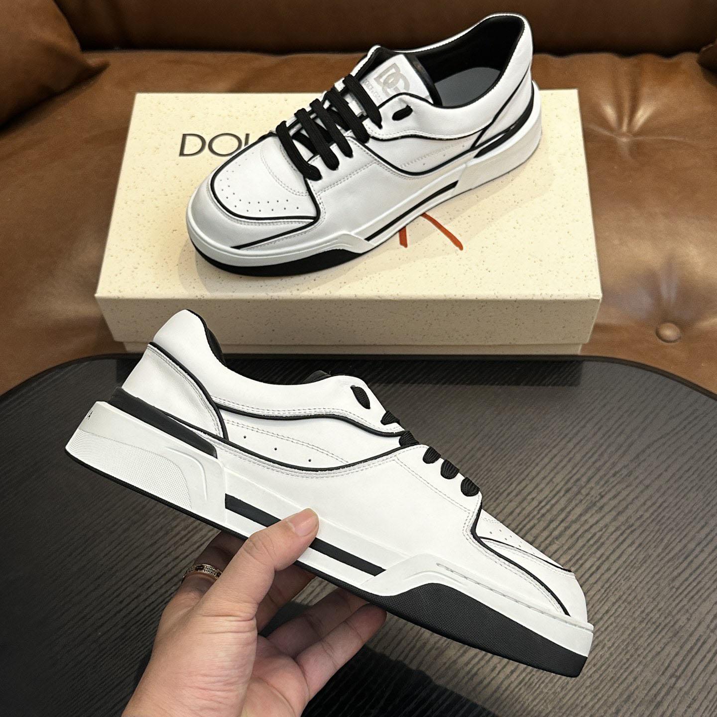 Dolce & Gabbana  New Roma Leather Sports Shoes - DopestKickz