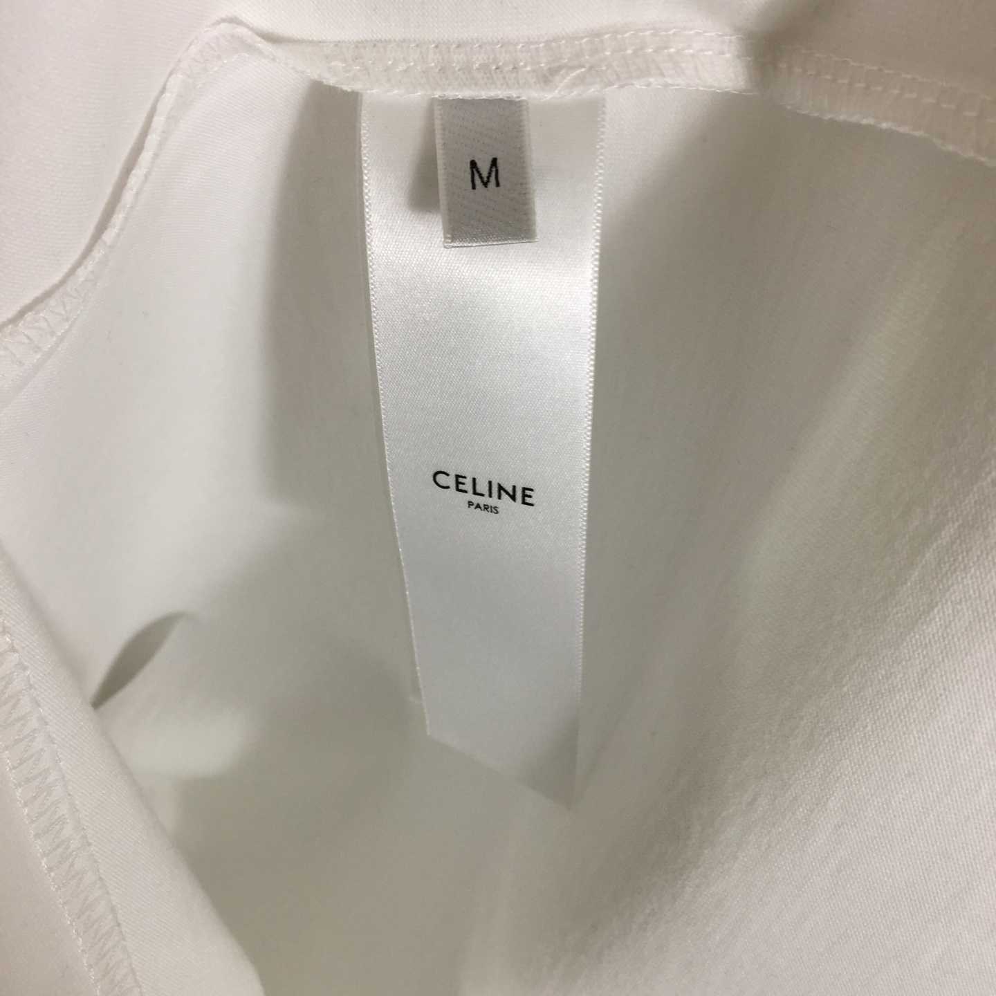 Celine Loose T-shirt In Cotton Jersey - DopestKickz