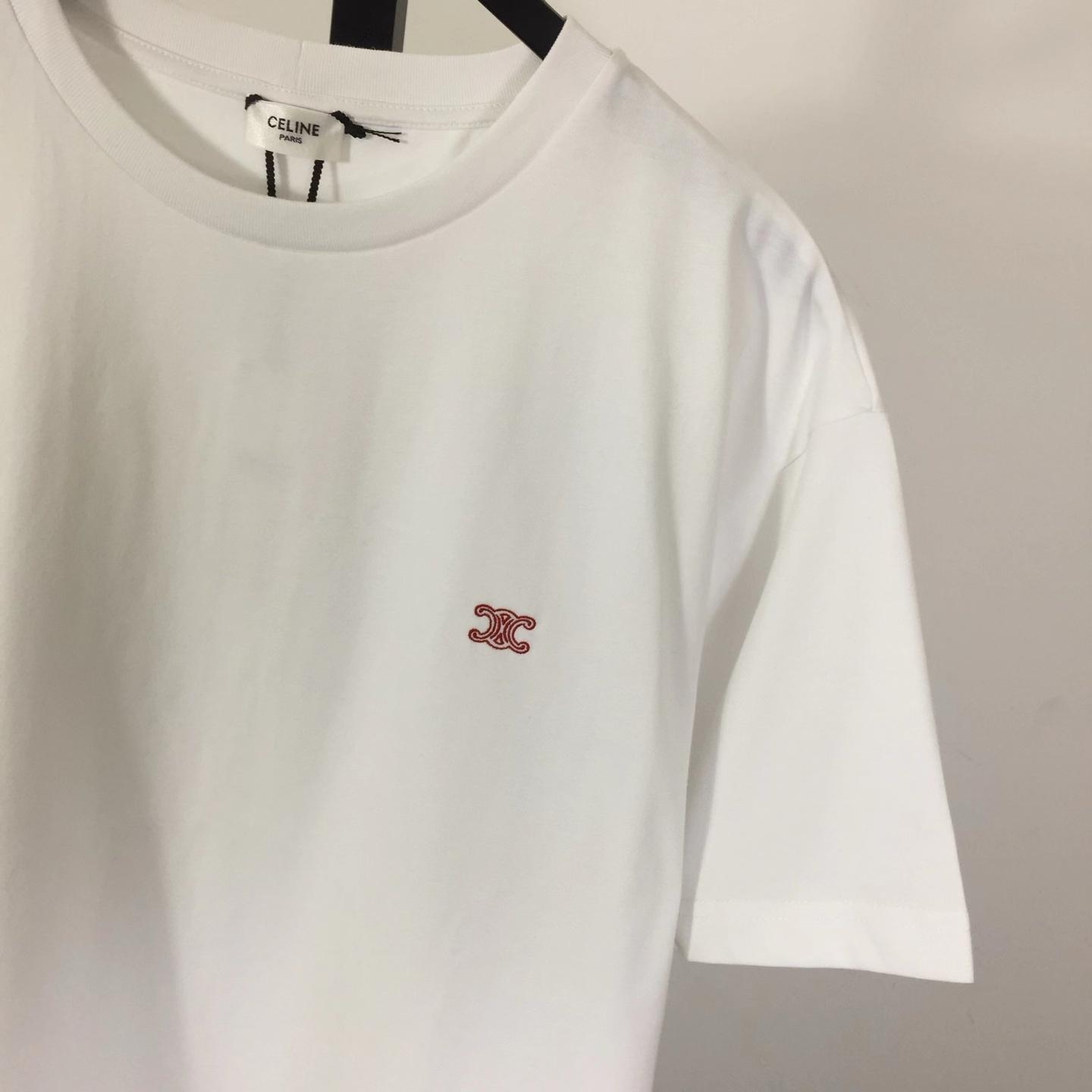 Celine Loose T-shirt In Cotton Jersey - DopestKickz