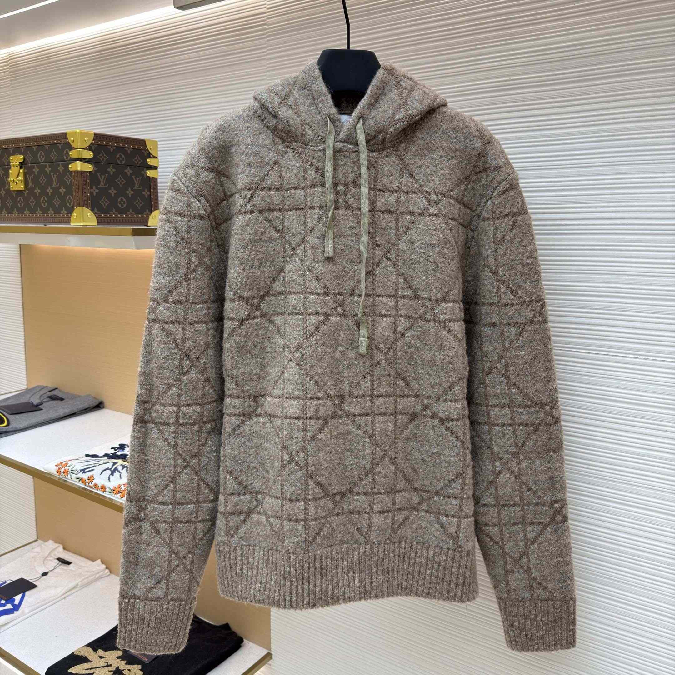 Dior Cannage Hooded Sweatshirt  - DopestKickz