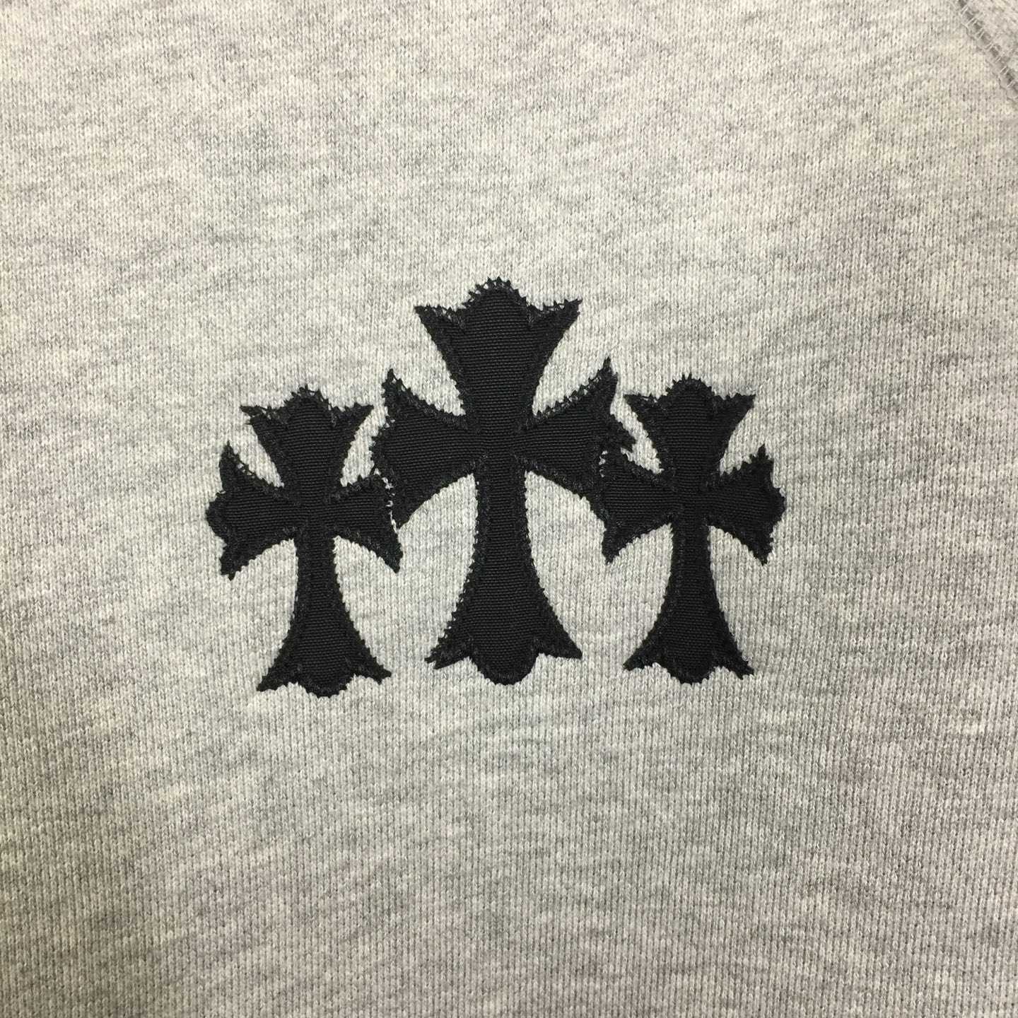 Chrome Hearts Cemetery Cross Crew-neck Sweatshirt - DopestKickz