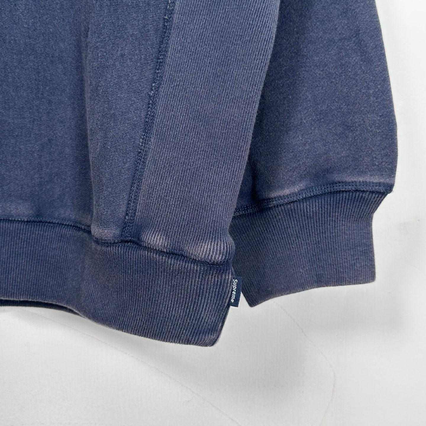 Supreme 25SS Wash Box Logo Crewneck 'Blue' - DopestKickz