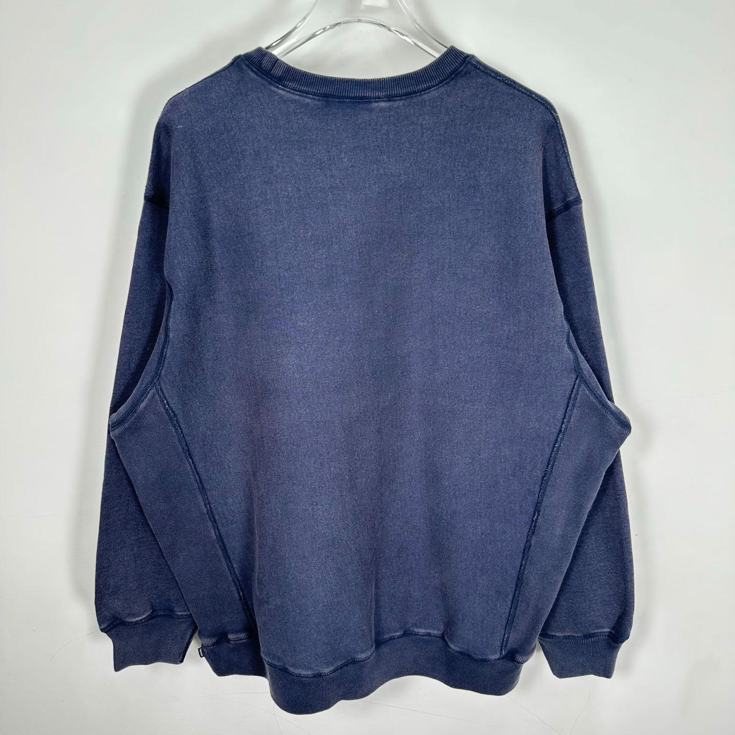 Supreme 25SS Wash Box Logo Crewneck 'Blue' - DopestKickz