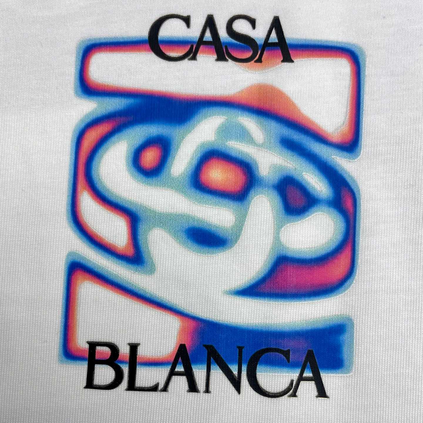 Casablanca Heat Map Logo Short Sleeve T‑Shirt C1124 - DopestKickz