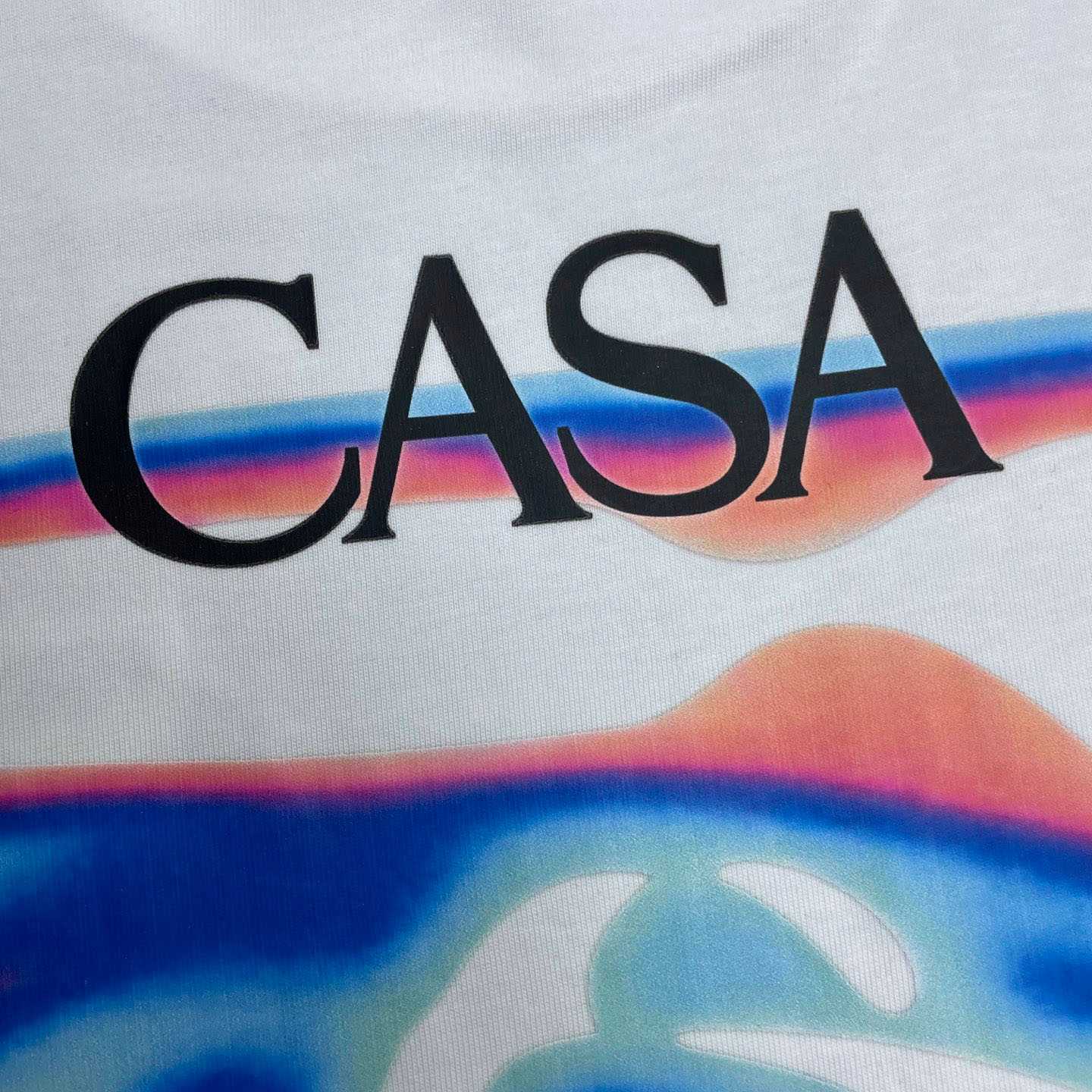 Casablanca Heat Map Logo Short Sleeve T‑Shirt C1124 - DopestKickz