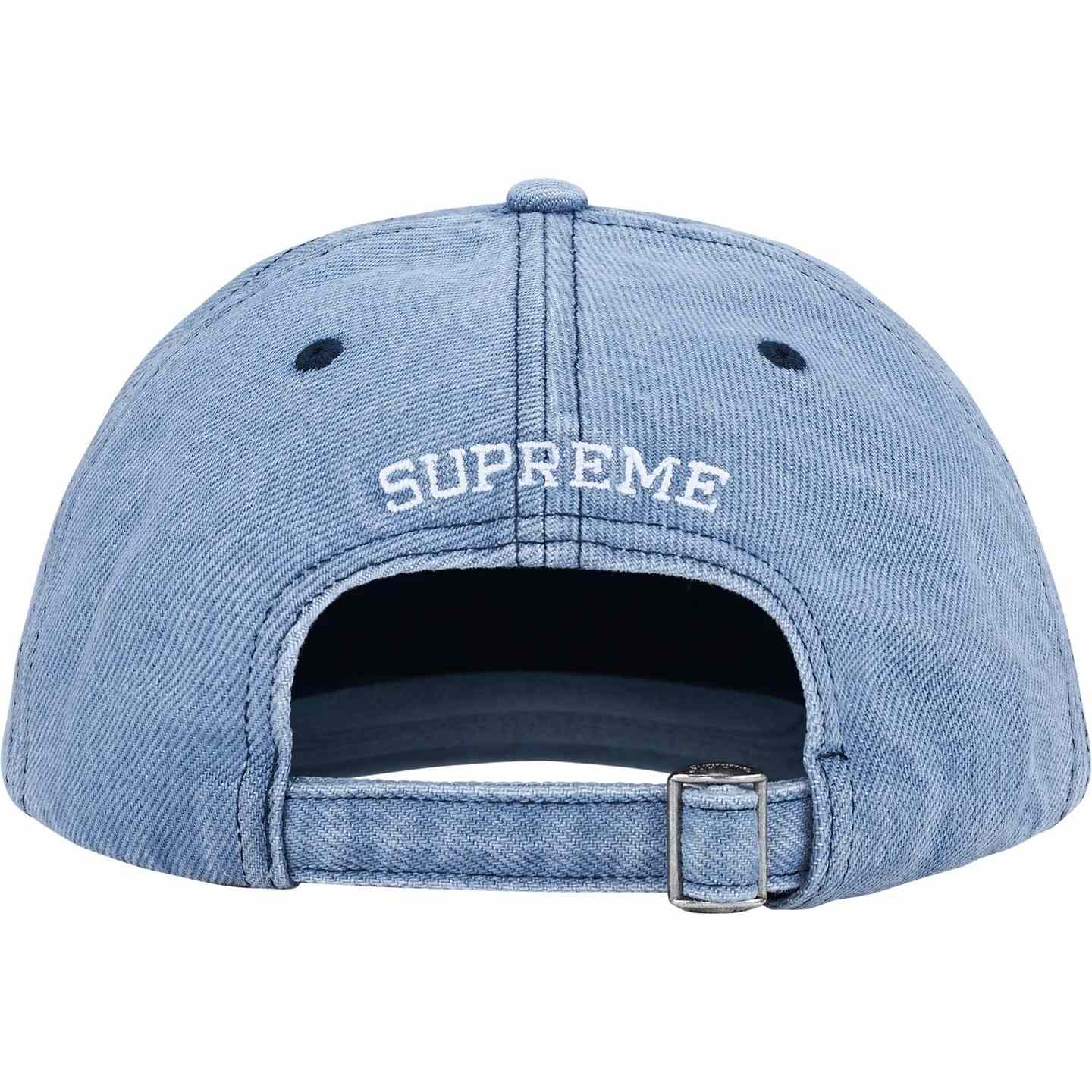 Supreme License Plate 6-Panel 'Denim' - DopestKickz