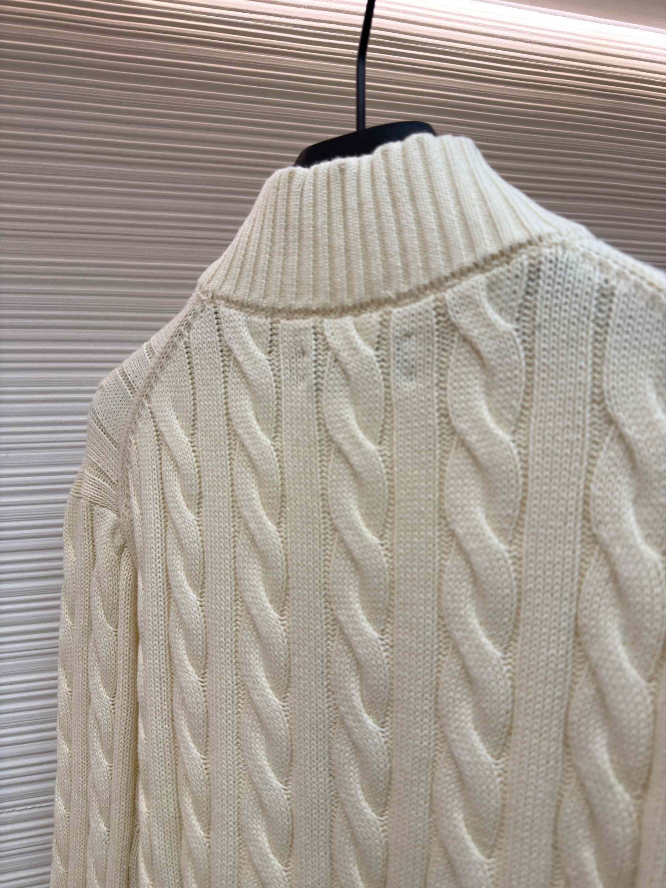 Polo Ralph Cable-Knit Cotton Quarter-Zip Jumper - DopestKickz