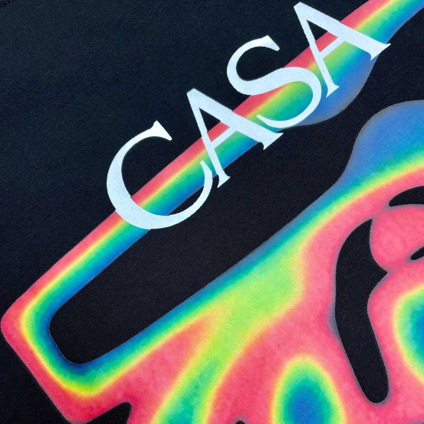 Casablanca Heat Map Logo Short Sleeve T‑Shirt C1125 - DopestKickz