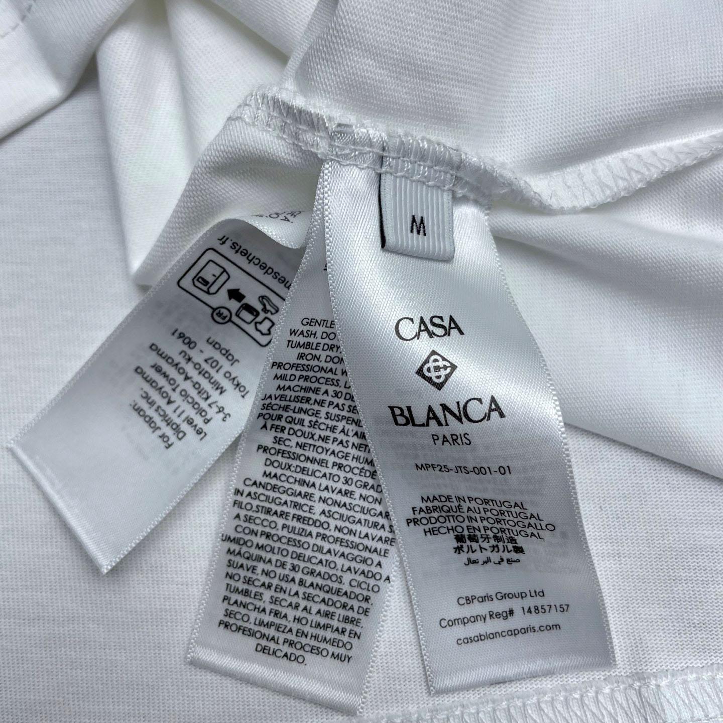 Casablanca Essential Experience printed cotton T-shirt  C1114 - DopestKickz