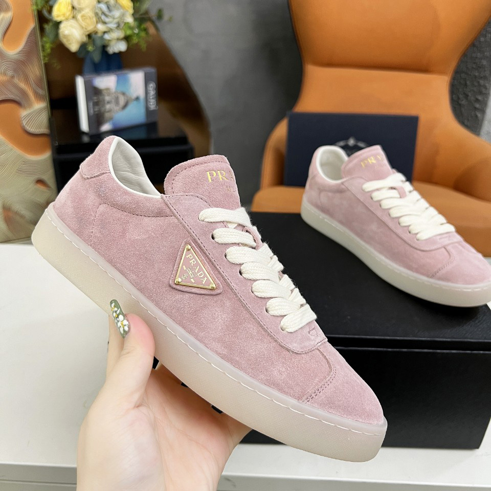 Prada Lane Suede Sneakers - DopestKickz