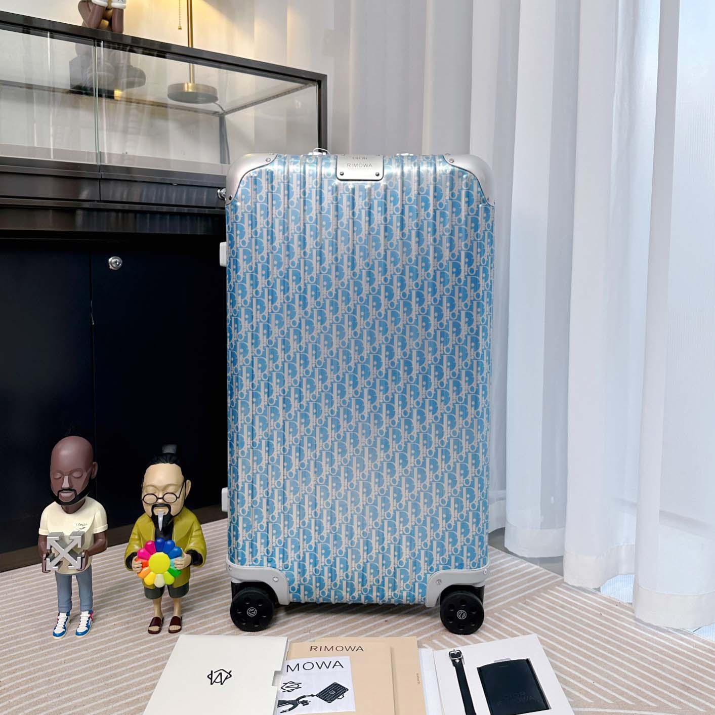 Christian Dior x Rimowa Aluminum Gradient Cabin Luggage - DopestKickz