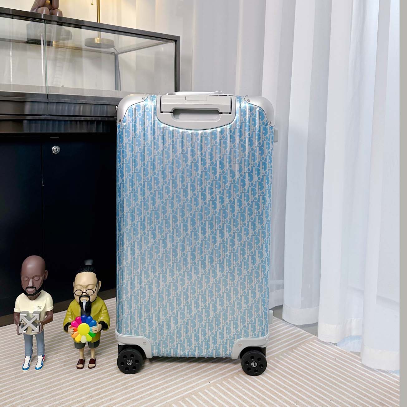 Christian Dior x Rimowa Aluminum Gradient Cabin Luggage - DopestKickz