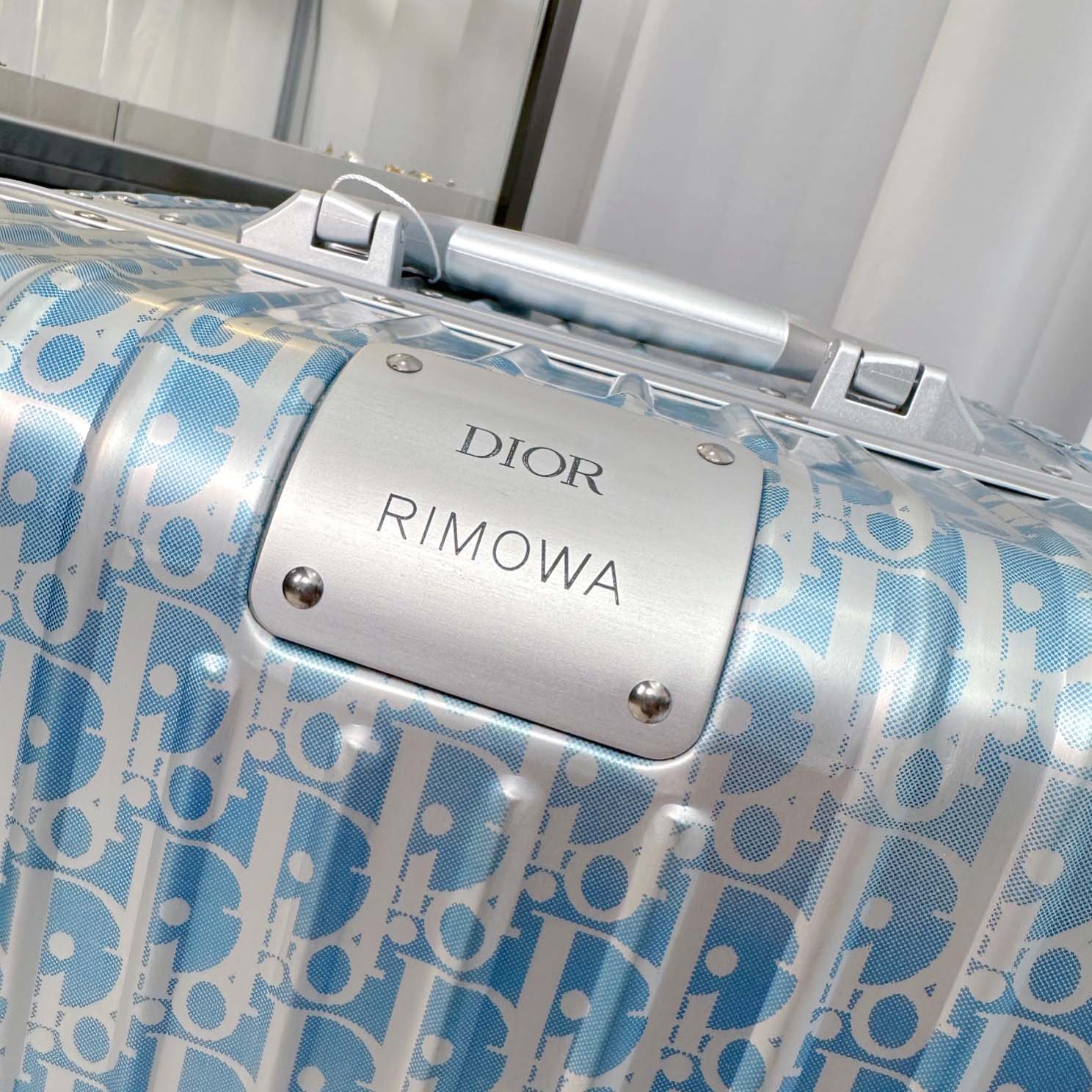 Christian Dior x Rimowa Aluminum Gradient Cabin Luggage - DopestKickz
