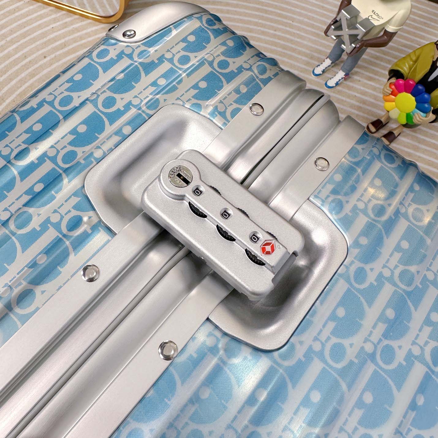 Christian Dior x Rimowa Aluminum Gradient Cabin Luggage - DopestKickz