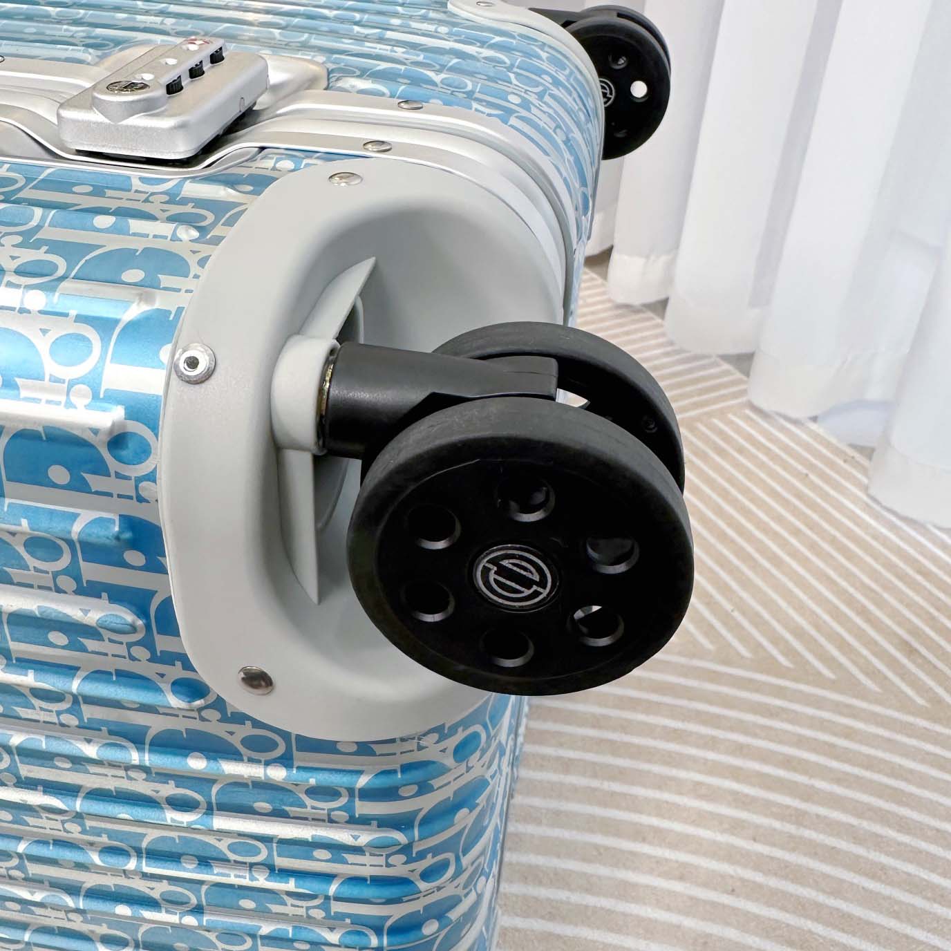 Christian Dior x Rimowa Aluminum Gradient Cabin Luggage - DopestKickz