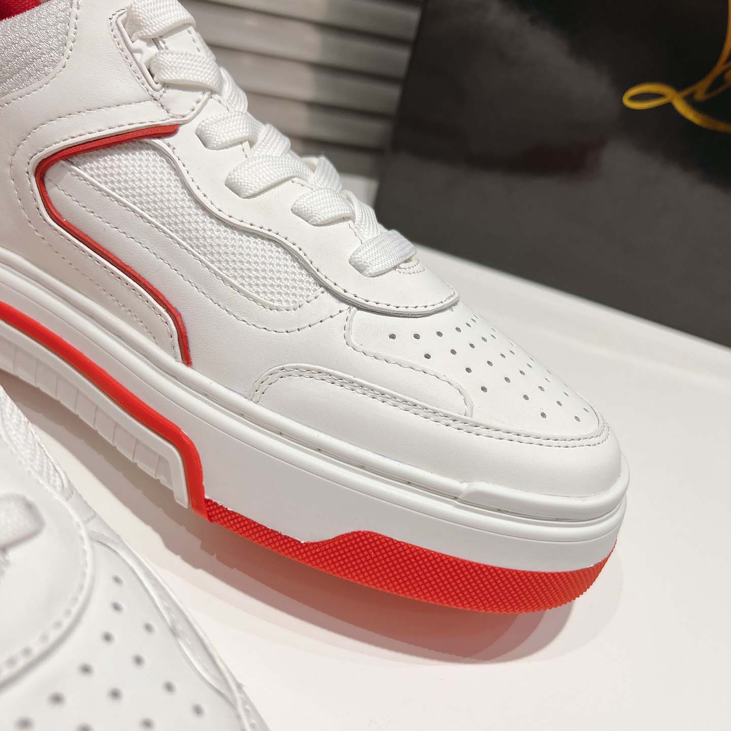 Christian Louboutin Astroloubi Leather Sneakers - DopestKickz