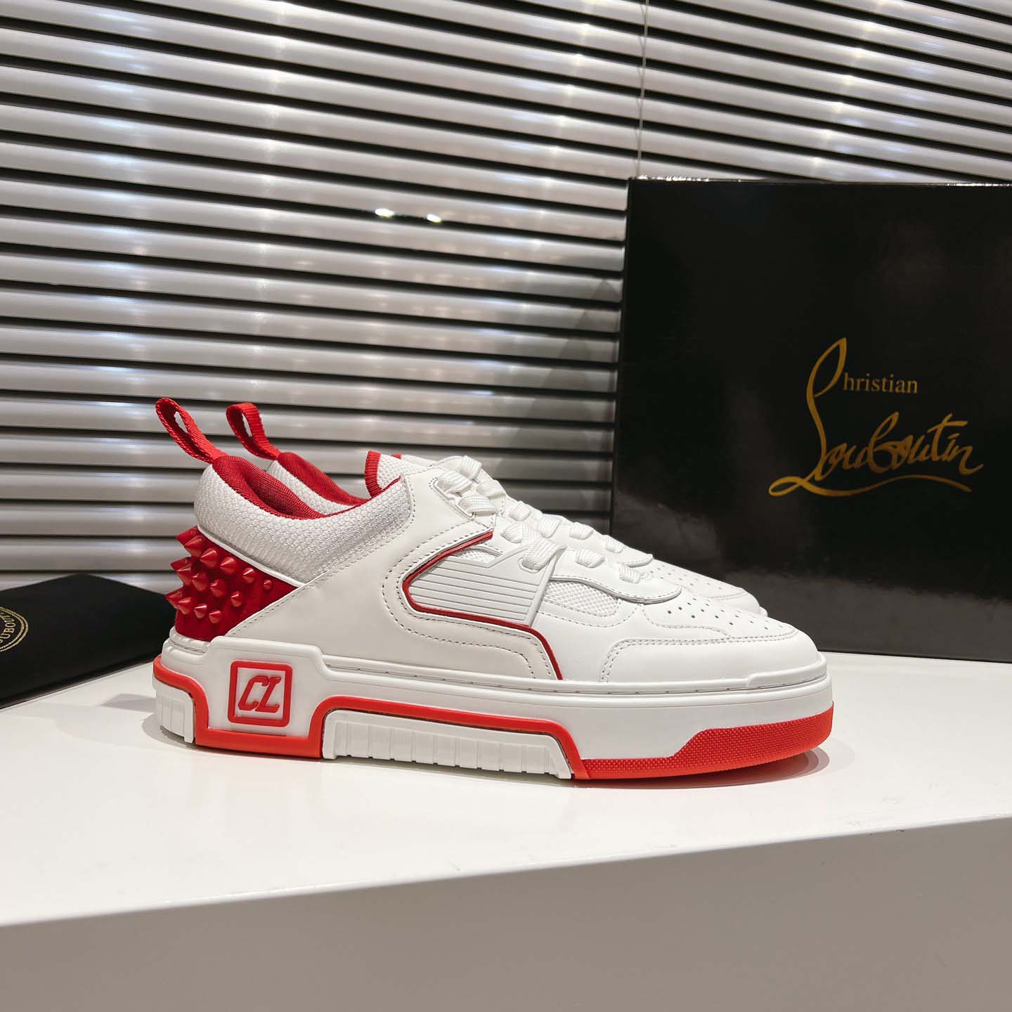 Christian Louboutin Astroloubi Leather Sneakers - DopestKickz