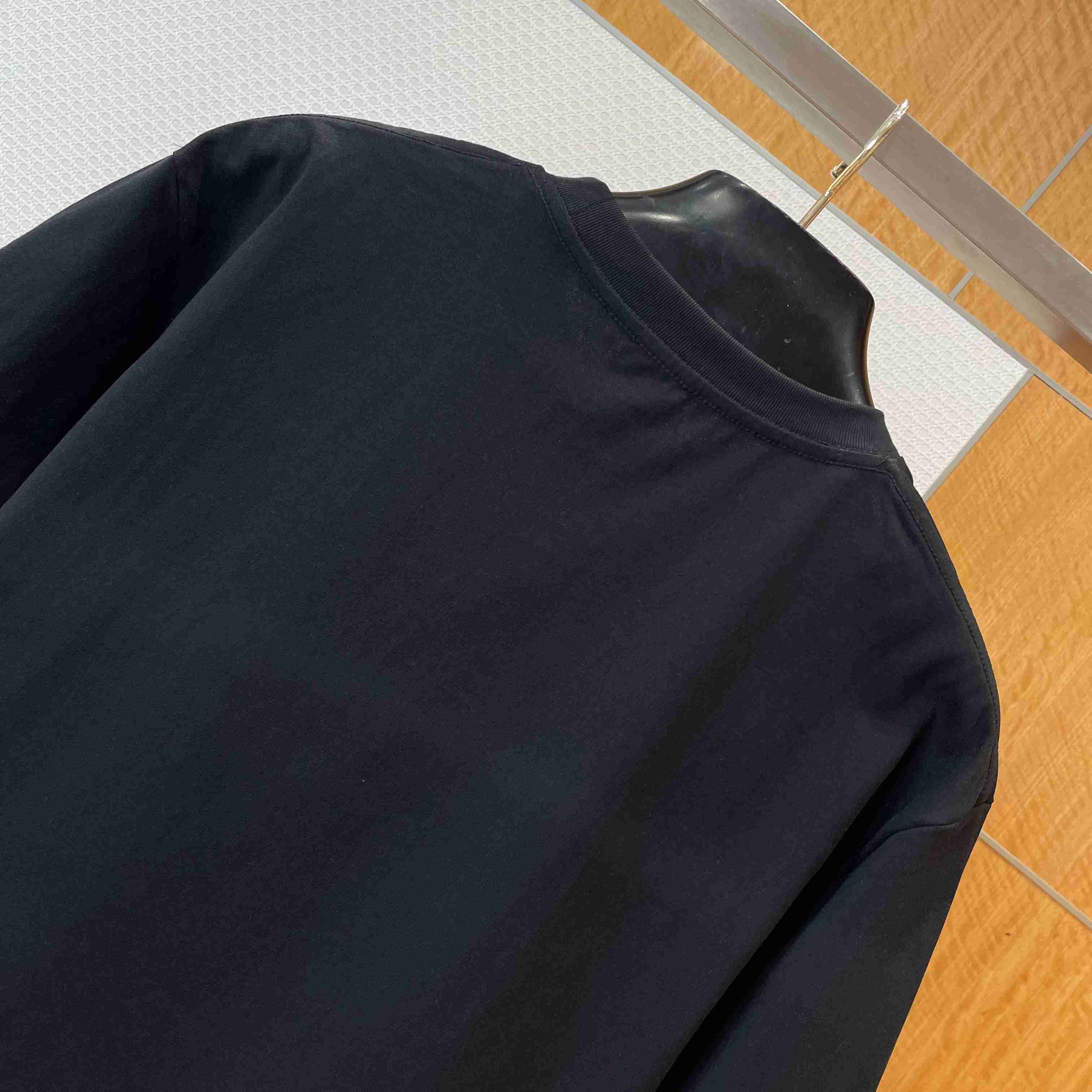 Dior T-Shirt with Dior Embroidery Black - DopestKickz