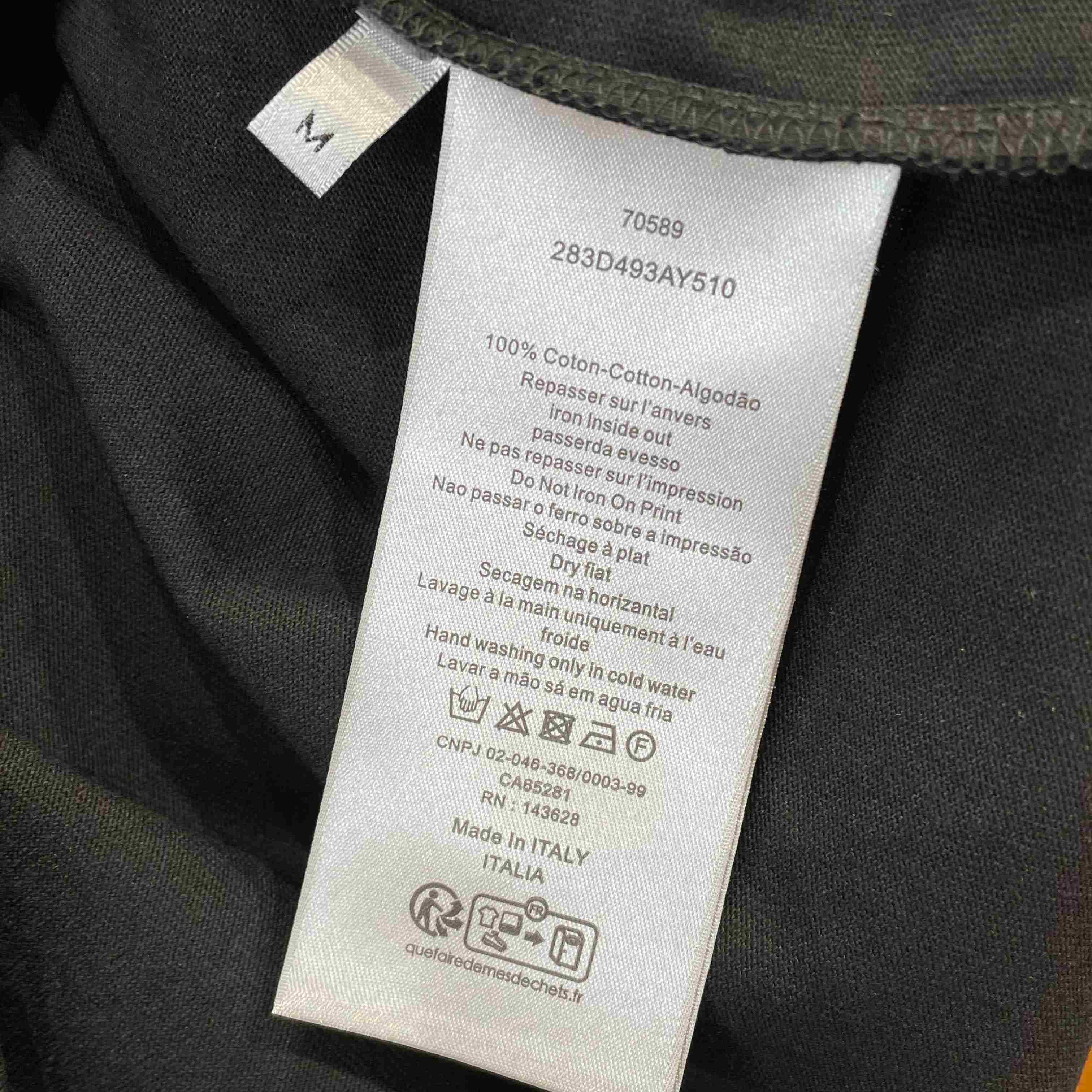 Dior T-Shirt with Dior Embroidery Black - DopestKickz