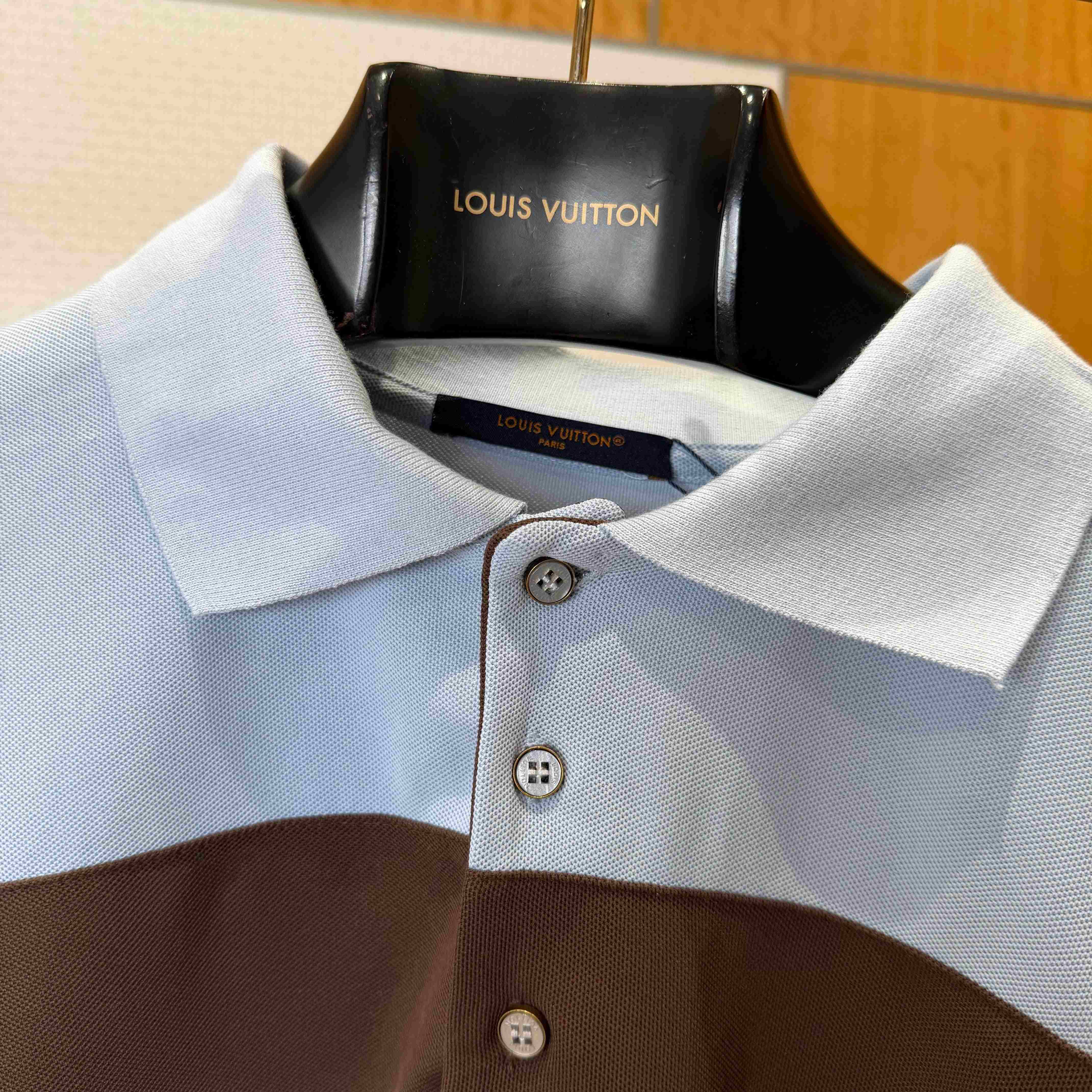 Louis Vuitton Short-Sleeved Polo Shirt - DopestKickz