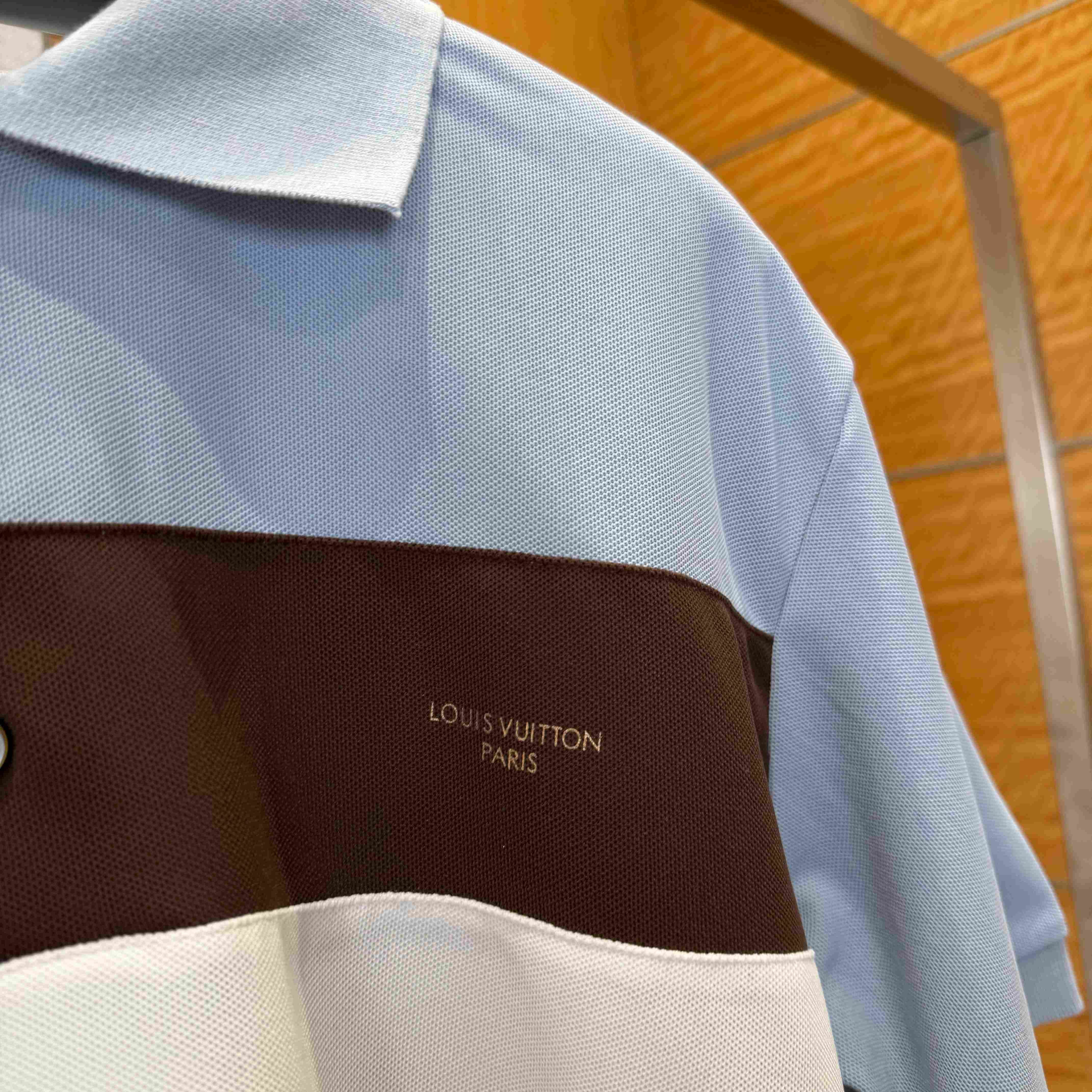Louis Vuitton Short-Sleeved Polo Shirt - DopestKickz