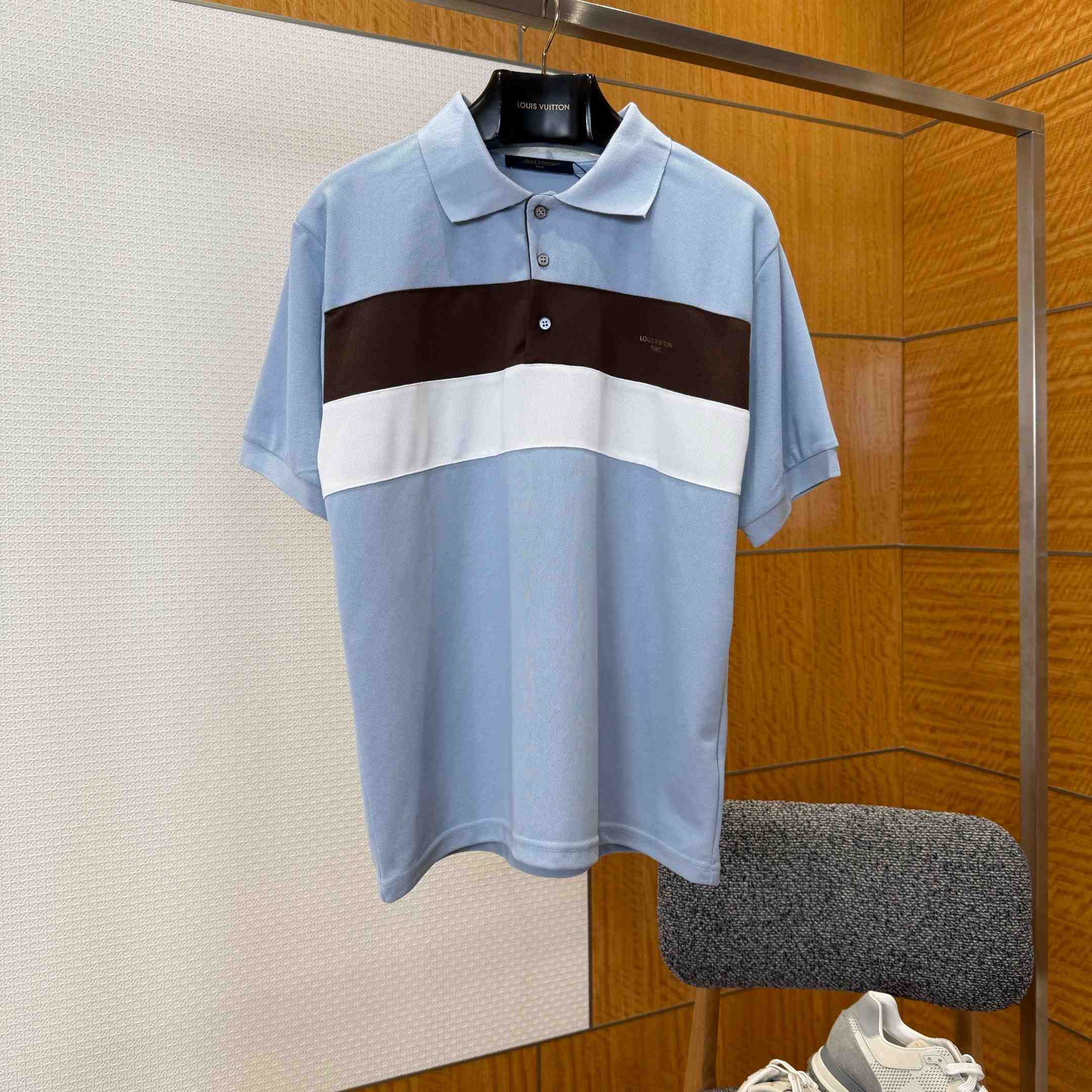 Louis Vuitton Short-Sleeved Polo Shirt - DopestKickz