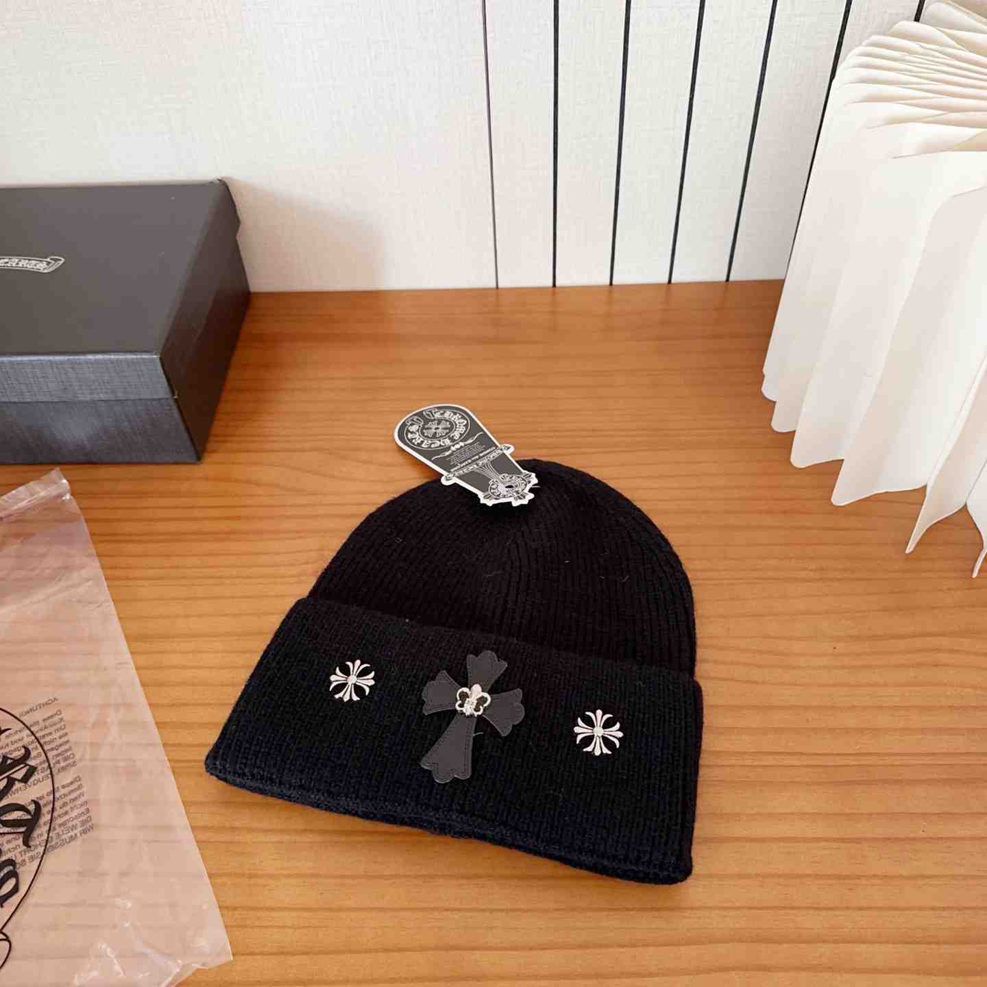Chrome Heart Beanie Black - DopestKickz
